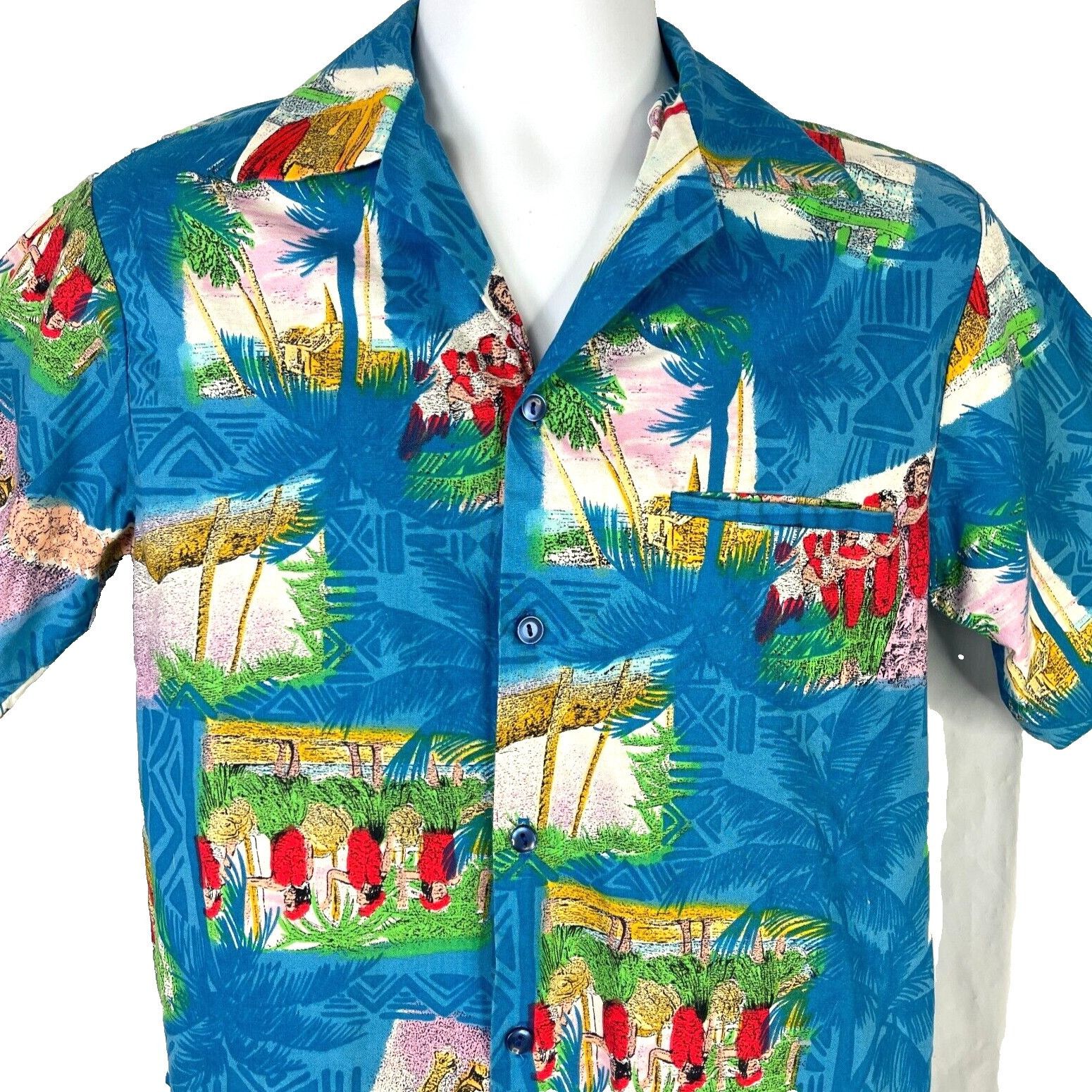 Hilo Hattie Hilo Hattie Vtg Kamehameha Mens Hawaiian Shirt size Medium 4 Size US M / EU 48-50 / 2 - 2 Thumbnail