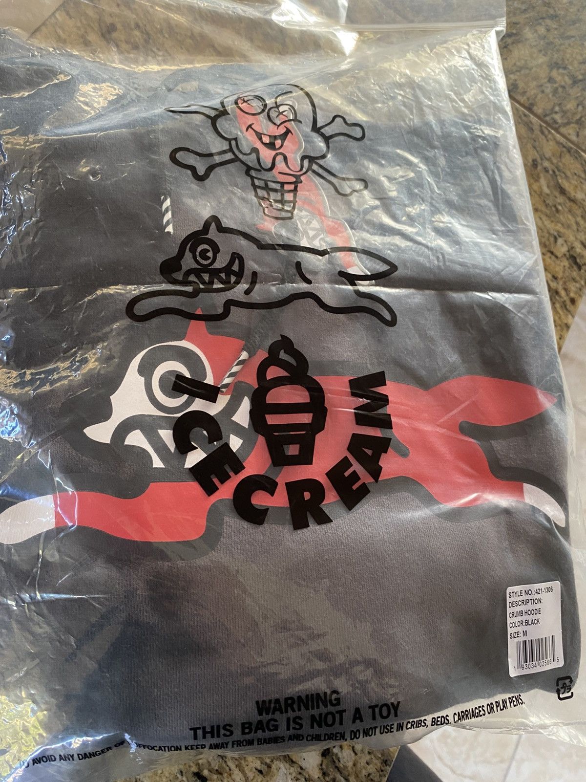 Billionaire Boys Club × Icecream ICECREAM Crumb Hoodie Black Size US M / EU 48-50 / 2 - 1 Thumbnail