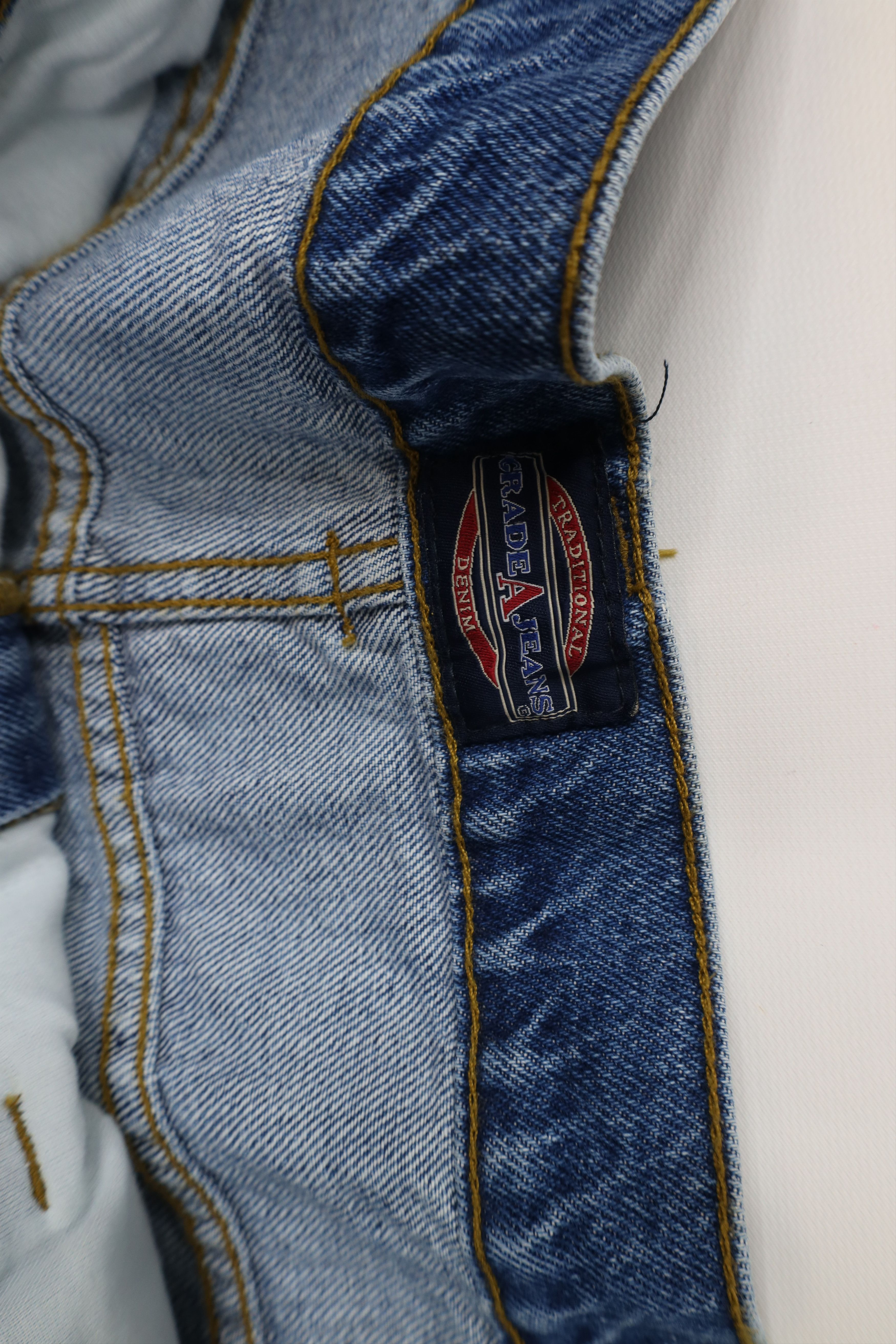 Vintage Deadstock Vintage 90s Y2K Streetwear Wide Leg Denim Jeans Size US 44 / EU 60 - 6 Thumbnail