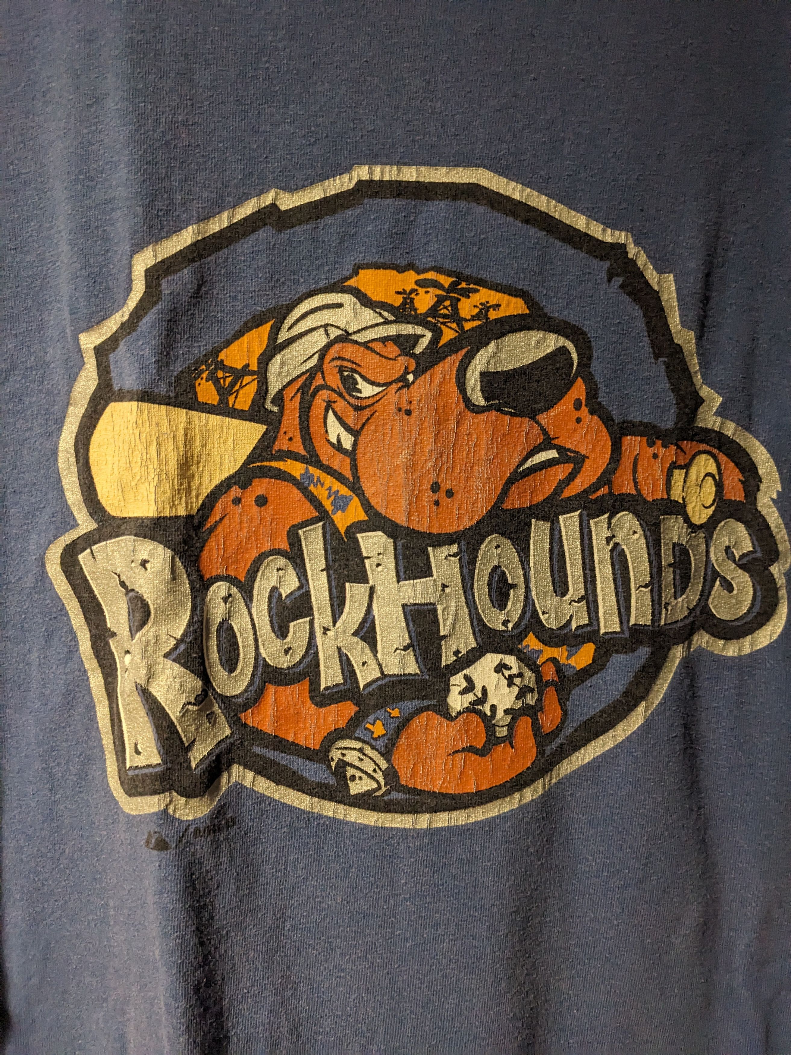 Majestic × Vintage Vintage Y2K Midland RockHounds Majestic MLB Baseball T-Shirt Size US XL / EU 56 / 4 - 2 Thumbnail