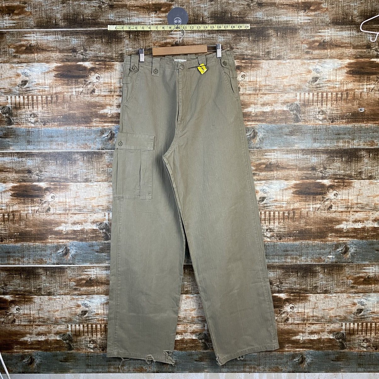 Japanese Brand DL Yokohama Staff Green Cargo Pants #C893 Size US 30 / EU 46 - 1 Thumbnail
