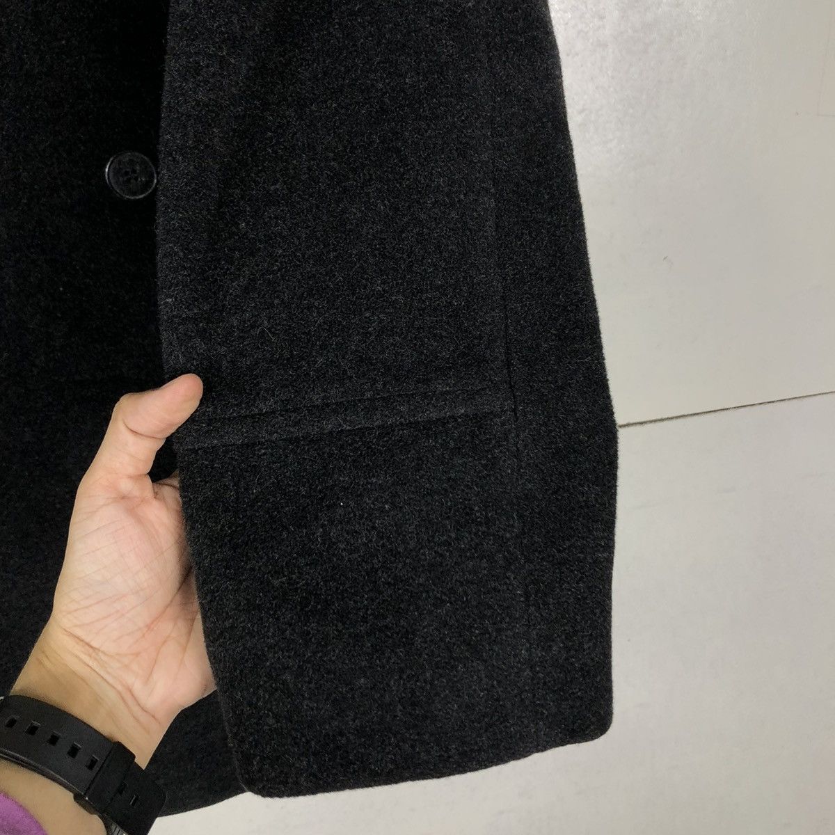 agnes b. 🔥VINTAGE WOOL HEAVY JACKET AGNES B. MADE IN FRANCE Size US M / EU 48-50 / 2 - 15 Thumbnail