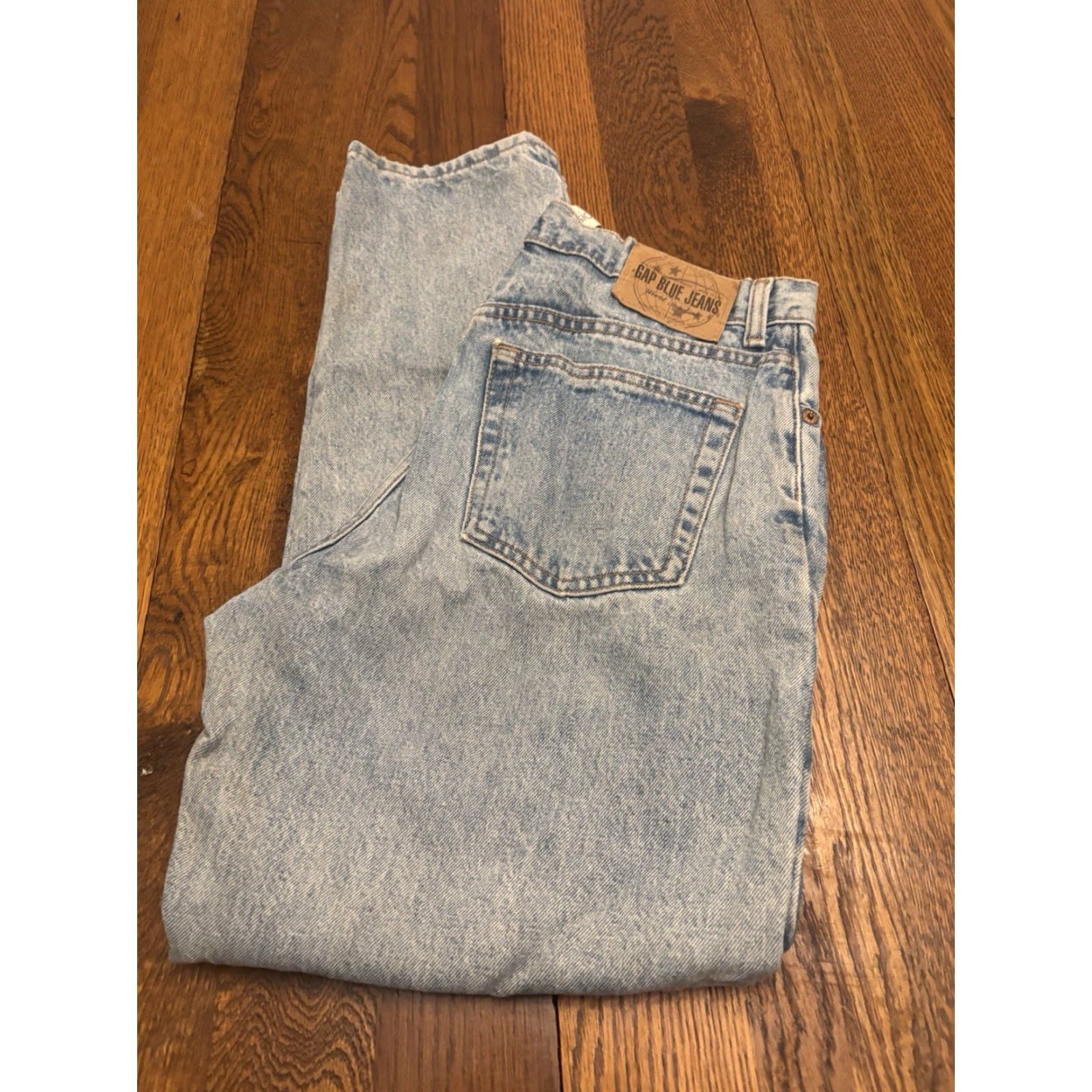 Gap VINTAGE Gap Jeans Women 10 Blue Ankle Classic Fit 90s Tapered Denim Size 30" / US 8 / IT 44 - 5 Thumbnail