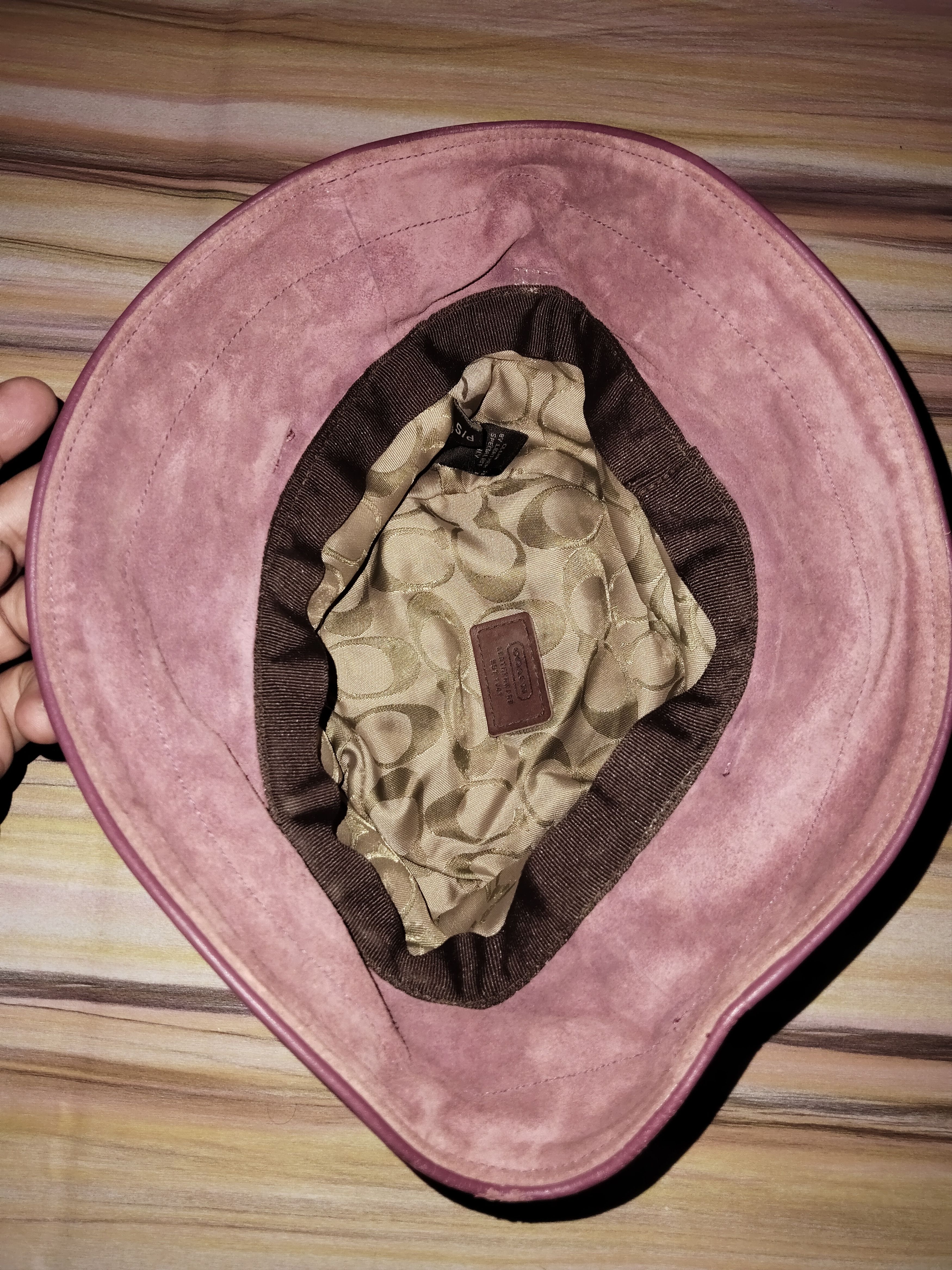 Coach COACH Plain Suede Leather Hat Size ONE SIZE - 4 Thumbnail