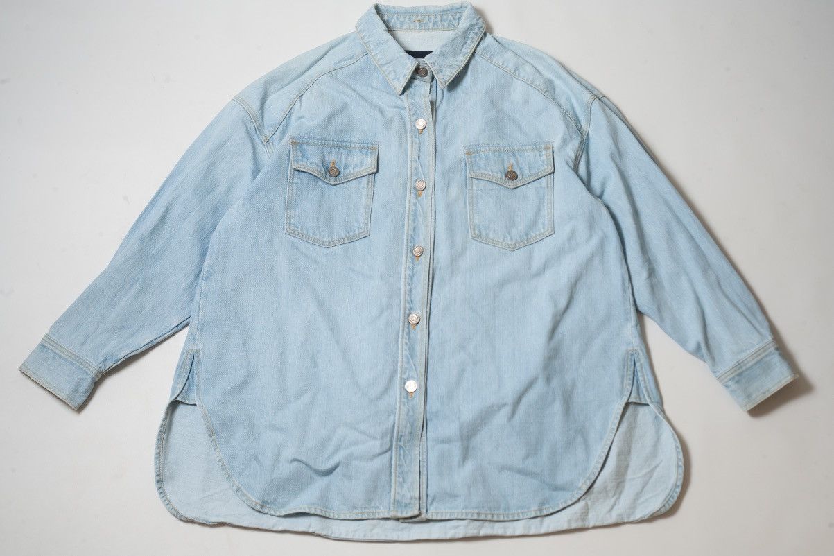 Juun.J Juun.J Oversize Denim Shirt Jacket Size US XL / EU 56 / 4 - 1 Thumbnail