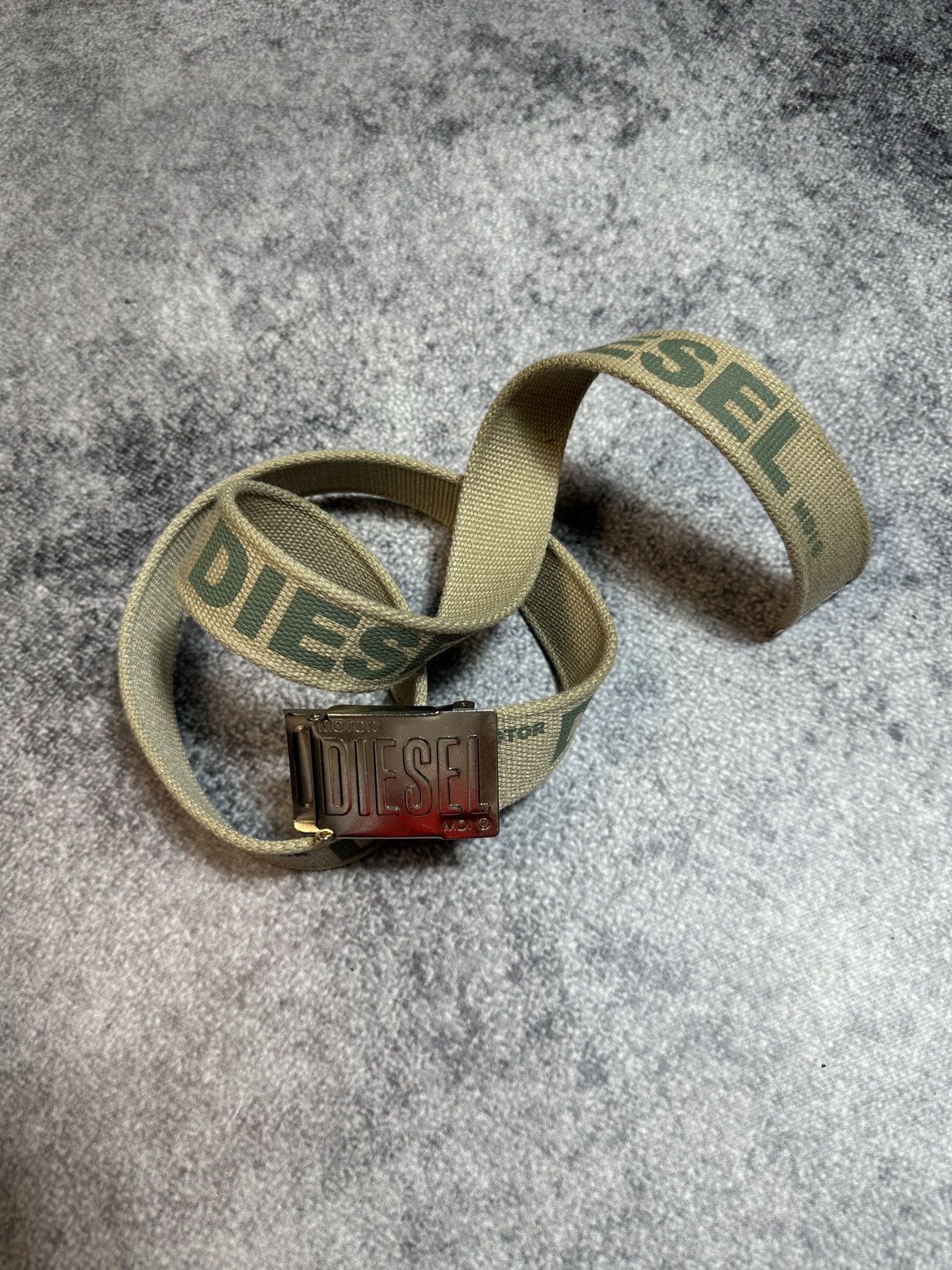 Diesel × Vintage Y2K Vintage Diesel Logo Belts Streetwear Style USA Rare VTg Size ONE SIZE - 1 Thumbnail