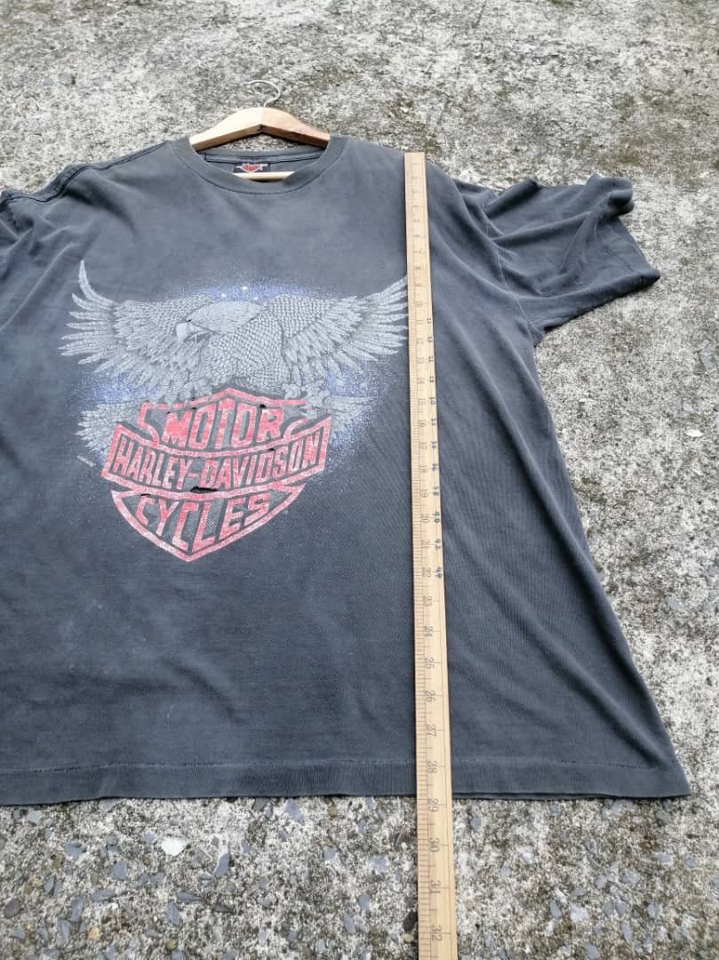 Harley Davidson × Vintage Vintage Harley Davidson Motorcycles Eagle Tee Size US XL / EU 56 / 4 - 8 Thumbnail