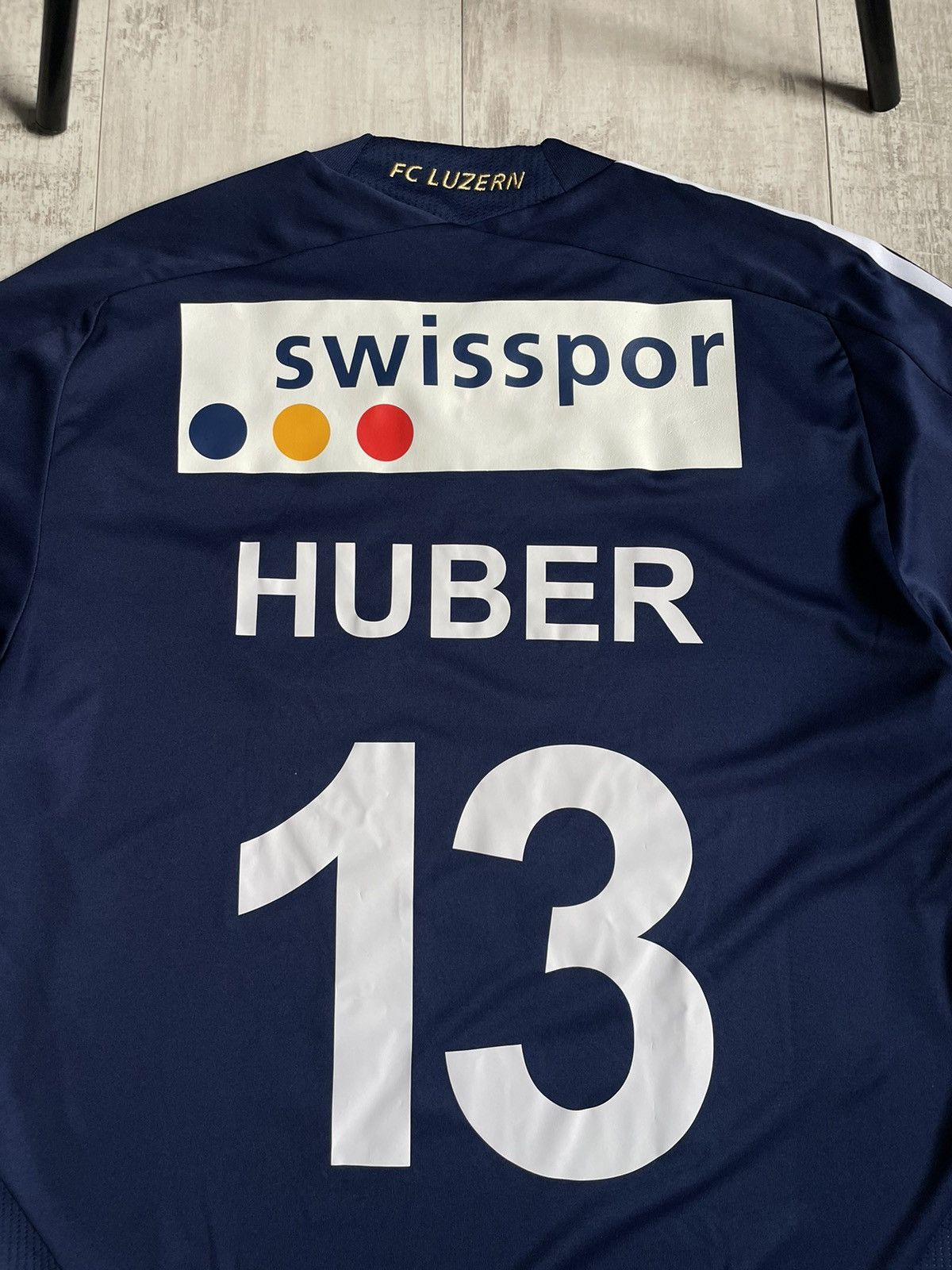 Adidas Adidas FC Luzern 2011/2012 Home Football Shirt Jersey RARE Size US L / EU 52-54 / 3 - 6 Thumbnail