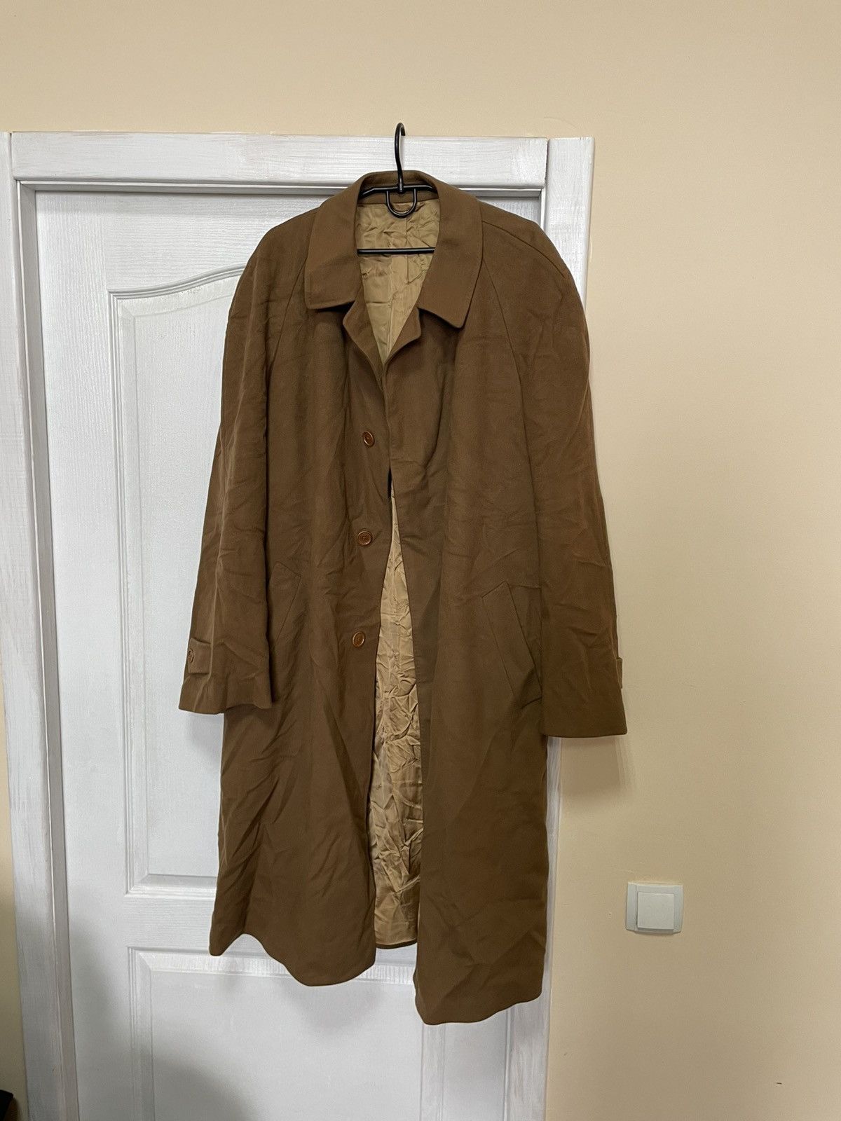 Wool YSL Coat Heavy Cashmere Soft Loro Piana trench yves
