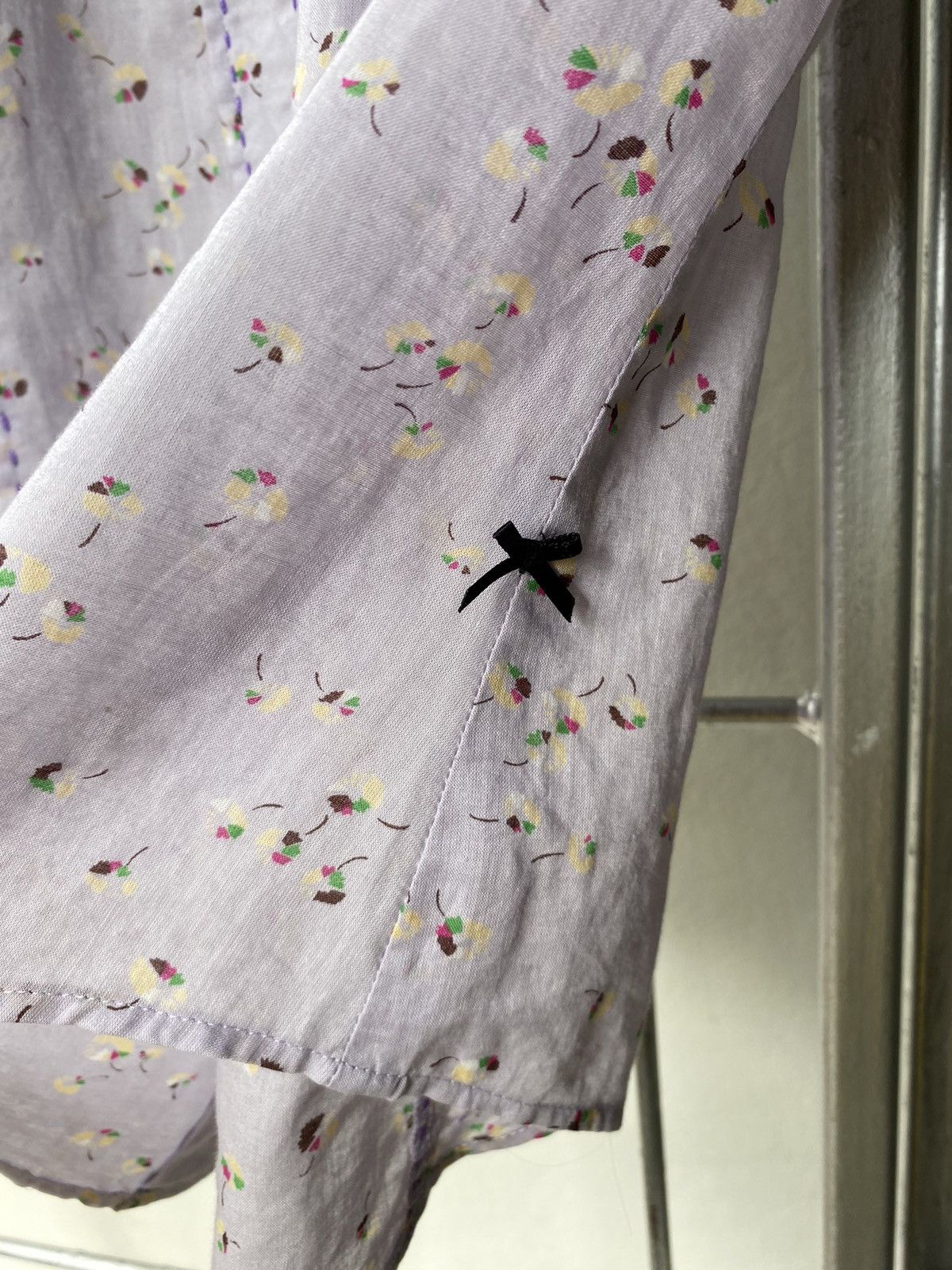 Paul Smith Paul Smith Women Lilac Floral Shirt Size S / US 4 / IT 40 - 23 Thumbnail