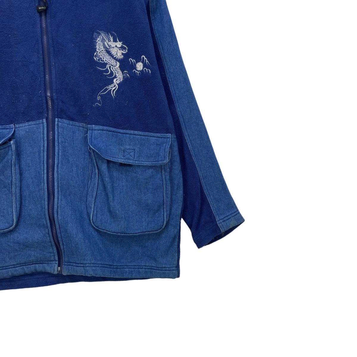 Indigo × Japanese Brand 💥Vtg Challege Spirit Dual Pocket Inspired Sukajan Jacket Size US M / EU 48-50 / 2 - 3 Thumbnail