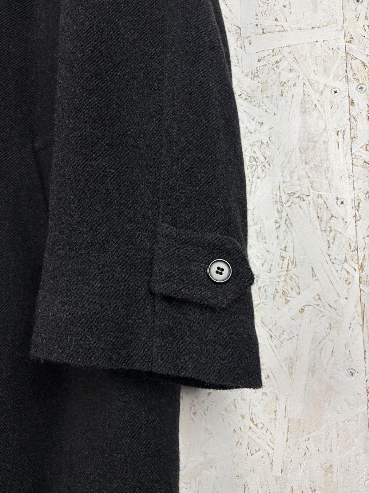 Balmain Balmain Wool Button Up Trench Coat Black Size XL Size US XL / EU 56 / 4 - 3 Thumbnail