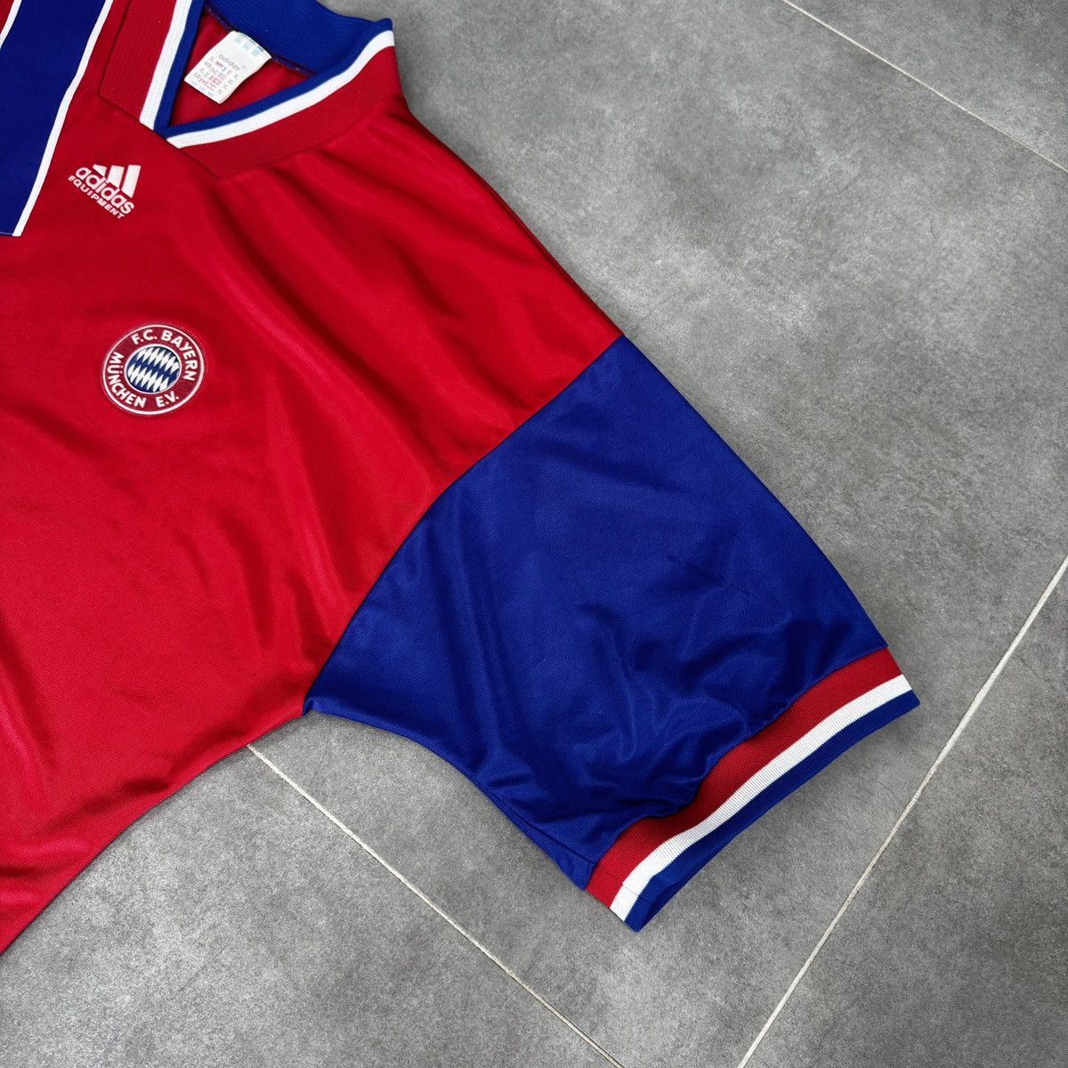 Adidas Adidas Equipment Bayern Munich 1993/1994 Home Soccer Jersey Size US XL / EU 56 / 4 - 6 Thumbnail