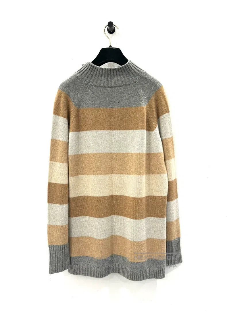 Loro Piana Loro Piana Color-Block Striped Women's Wool Knitted Sweate Size S / US 4 / IT 40 - 3 Thumbnail