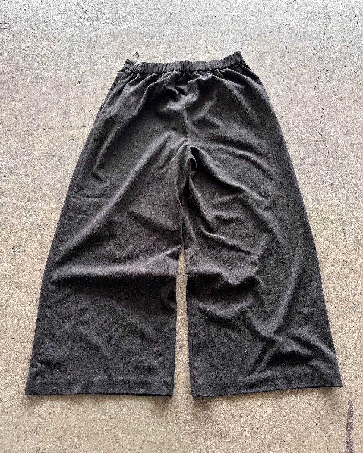 Issey Miyake Yohji Yamamoto Style Wide Leg Super Black Pants Size US 32 / EU 48 - 5 Thumbnail
