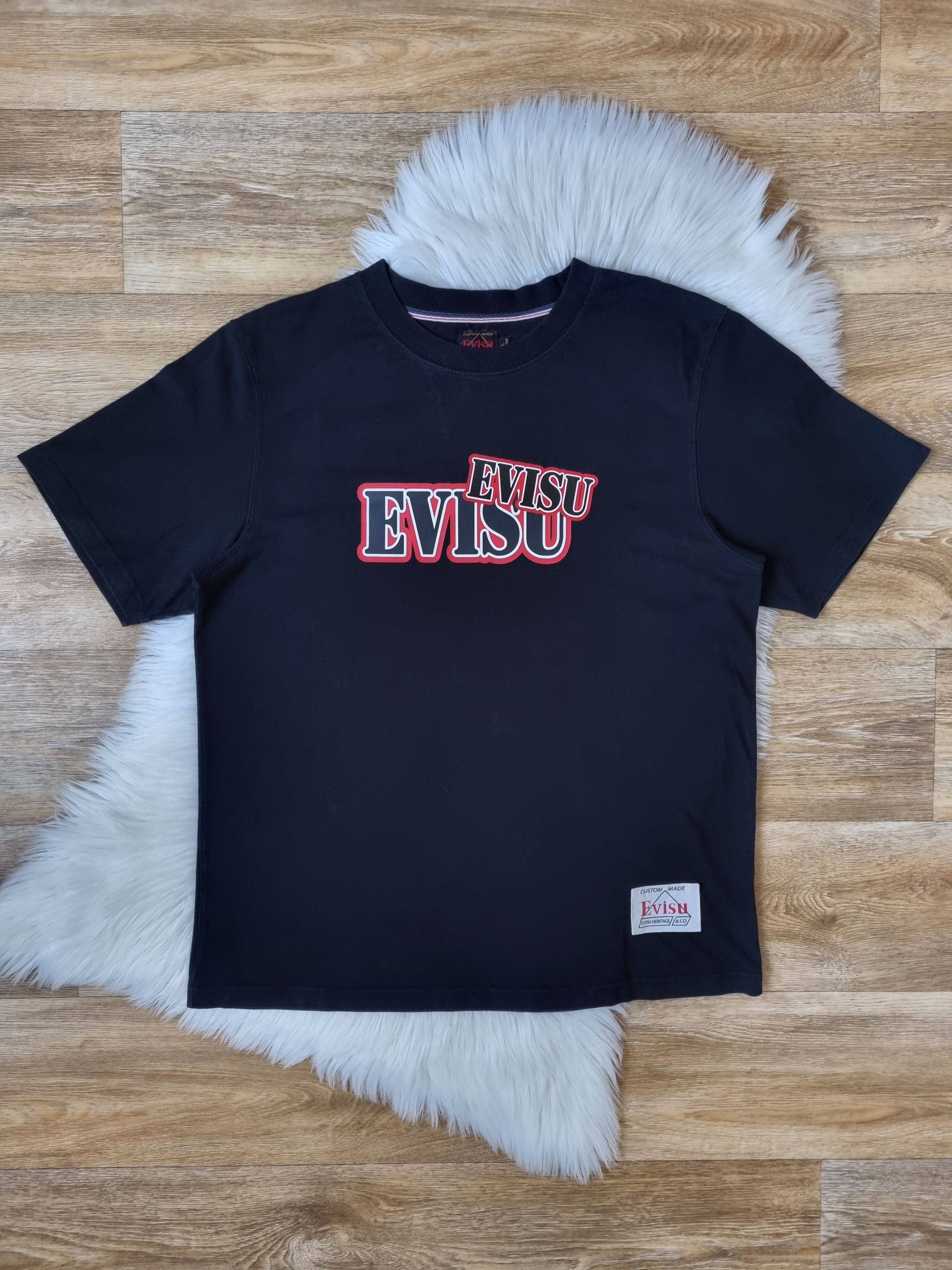 Evisu Evisu Big Logo Japan T-Shirt Size US M / EU 48-50 / 2 - 2 Thumbnail
