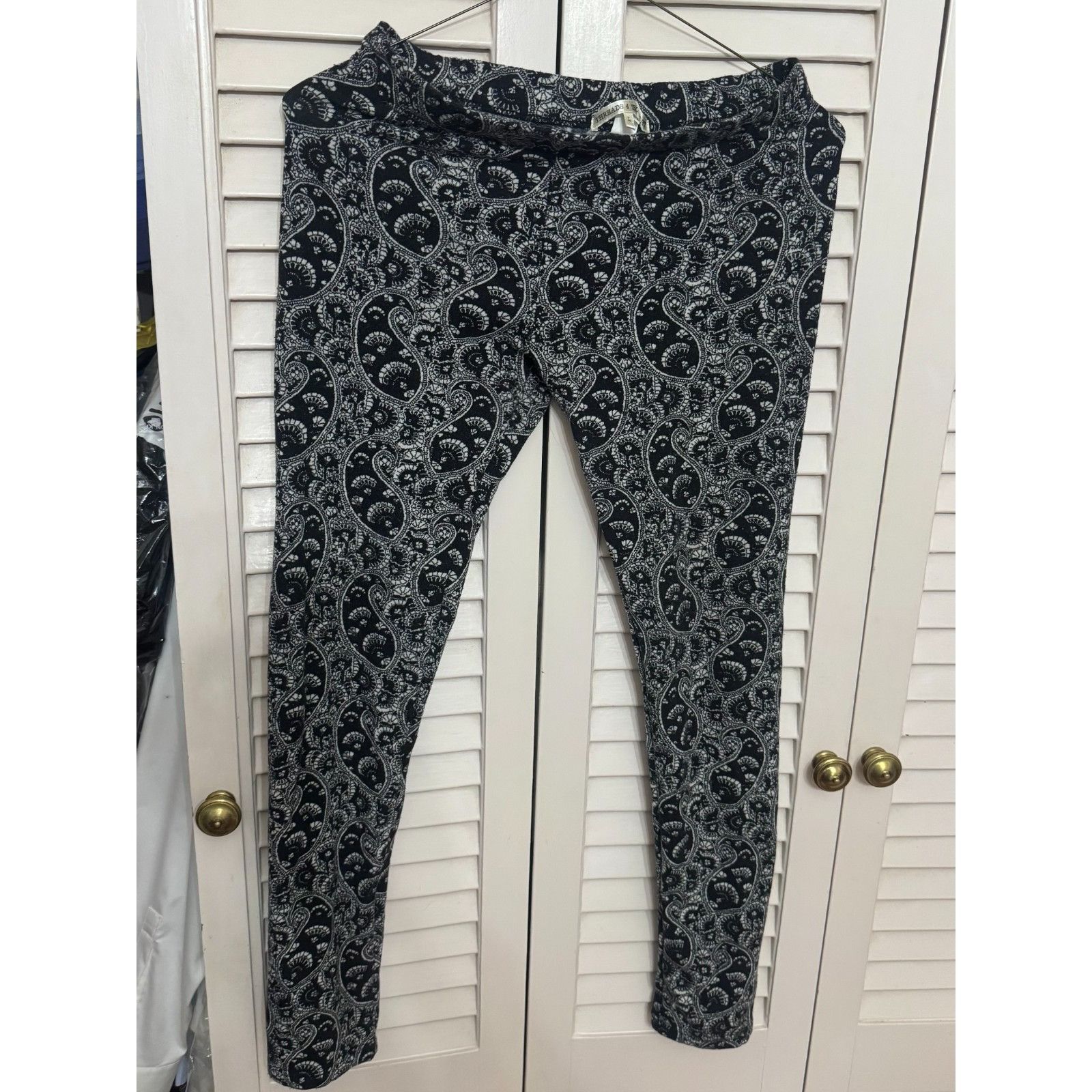 Threads 4 Thought Women's THREADS 4 THOUGHT Brand Black/white Graphic Leggings Size 28" / US 6 / IT 42 - 2 Thumbnail