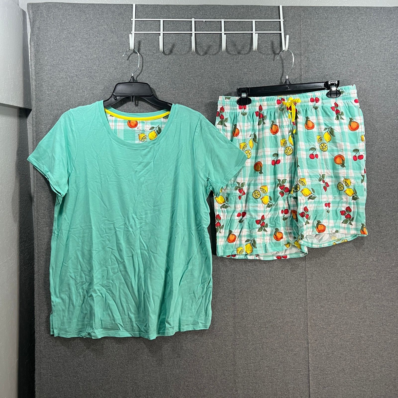 Other Cuddl Duds Cotton Core Scoop Tee and Shorts Pajama Set Mint Size M / US 6-8 / IT 42-44 - 1 Thumbnail