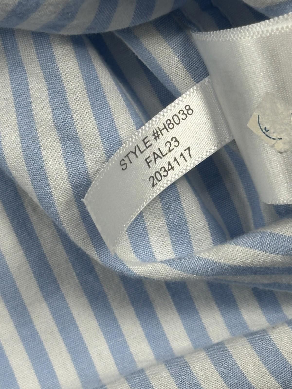 J.Crew J. Crew Men's XL Blue Striped Casual Button Down Shirt Size US XL / EU 56 / 4 - 11 Thumbnail