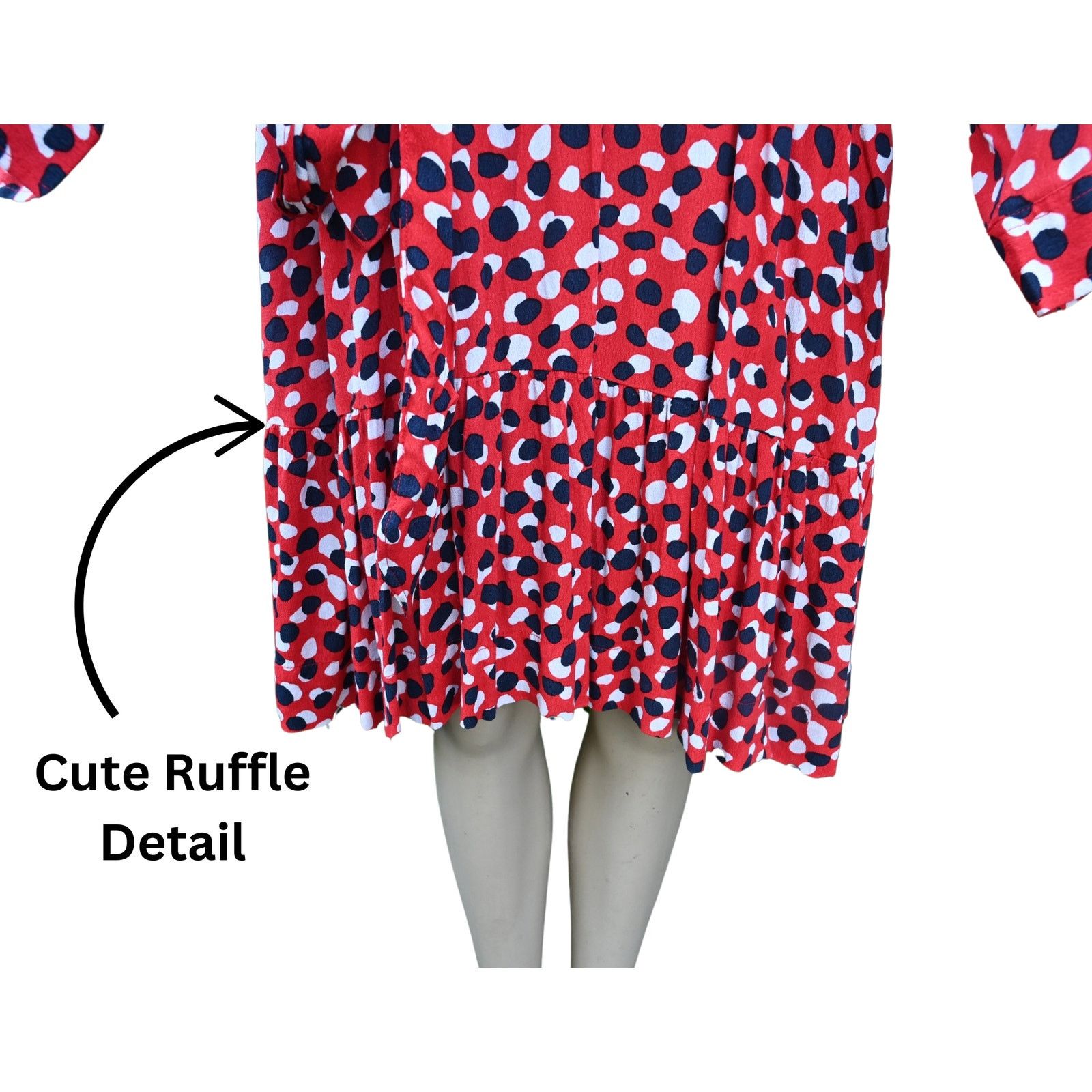 Assembly New York Free Assembly Swing Shift Dress, Size XL, Can Tie at Waist Size XL / US 12-14 / IT 48-50 - 3 Thumbnail