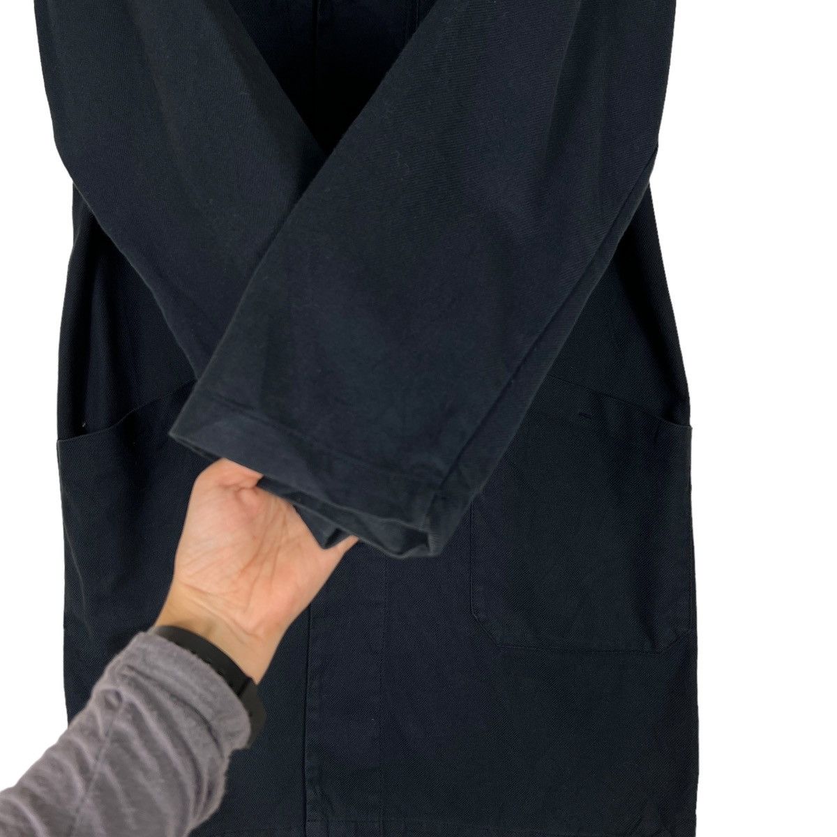 CABANE de ZUCCa × Issey Miyake × Zucca 🔥 ZUCCA TRAVAIL ISSEY MIYAKE INDIGO CHORE JACKET Size US S / EU 44-46 / 1 - 13 Thumbnail