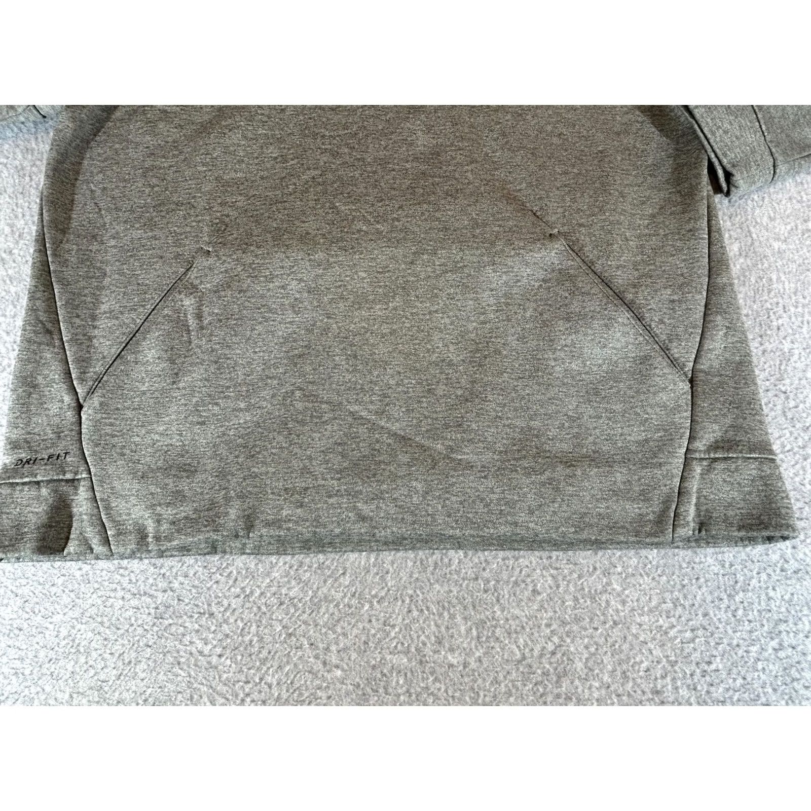 Nike Nike Hoodie Mens Large Gray Dri-Fit Pullover Sweatshirt Fleece Graphic Print Logo Pockets Hooded Size US L / EU 52-54 / 3 - 2 Thumbnail