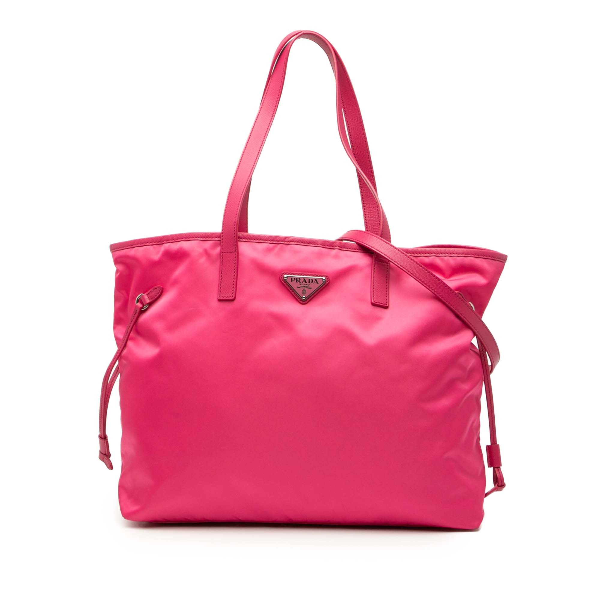 Prada Prada Saffiano Trimmed Tessuto Open Convertible Tote Size ONE SIZE - 1 Thumbnail
