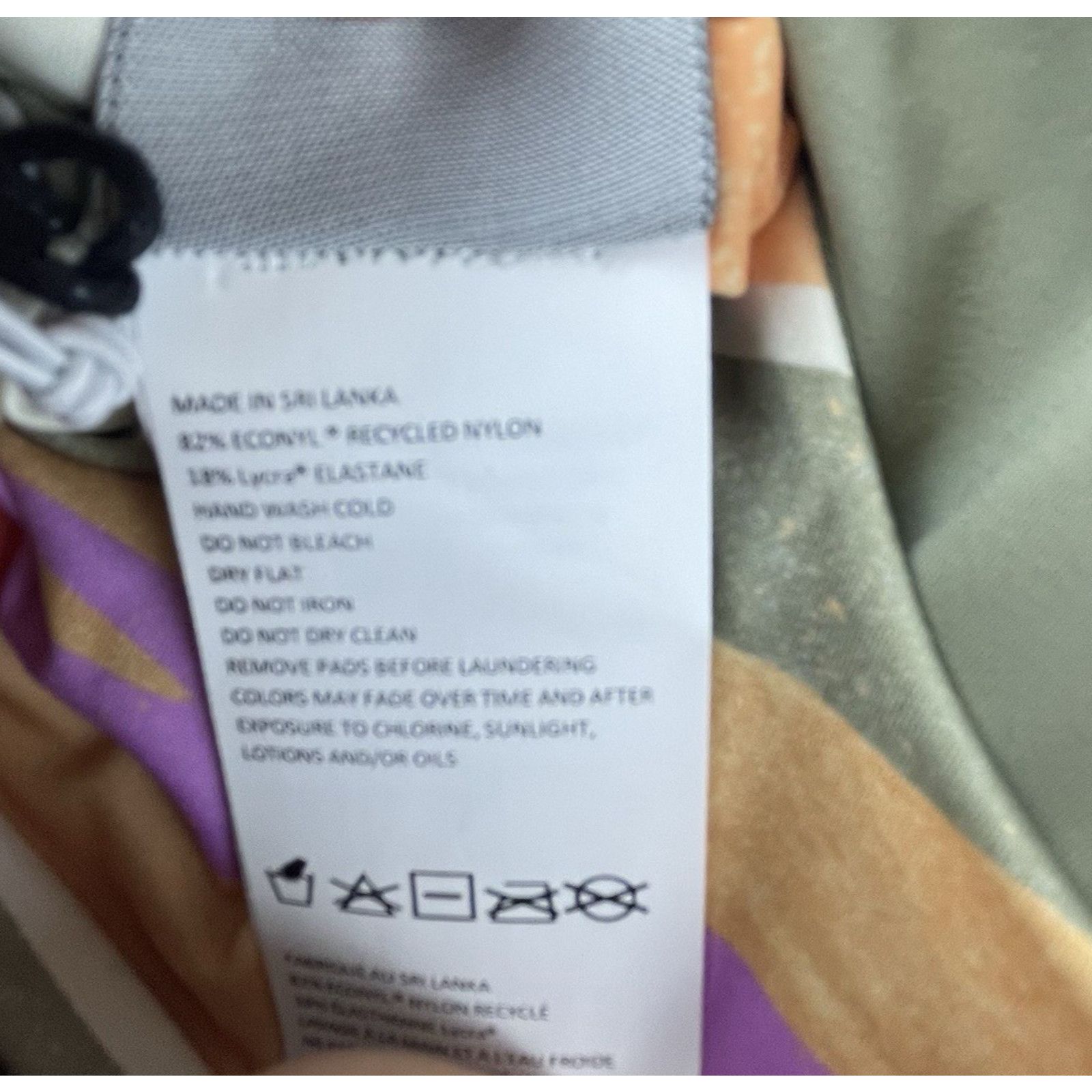 Prana Prana Bikini Top Womens XL Willow Falls Reversible Waves Size XL / US 12-14 / IT 48-50 - 10 Thumbnail