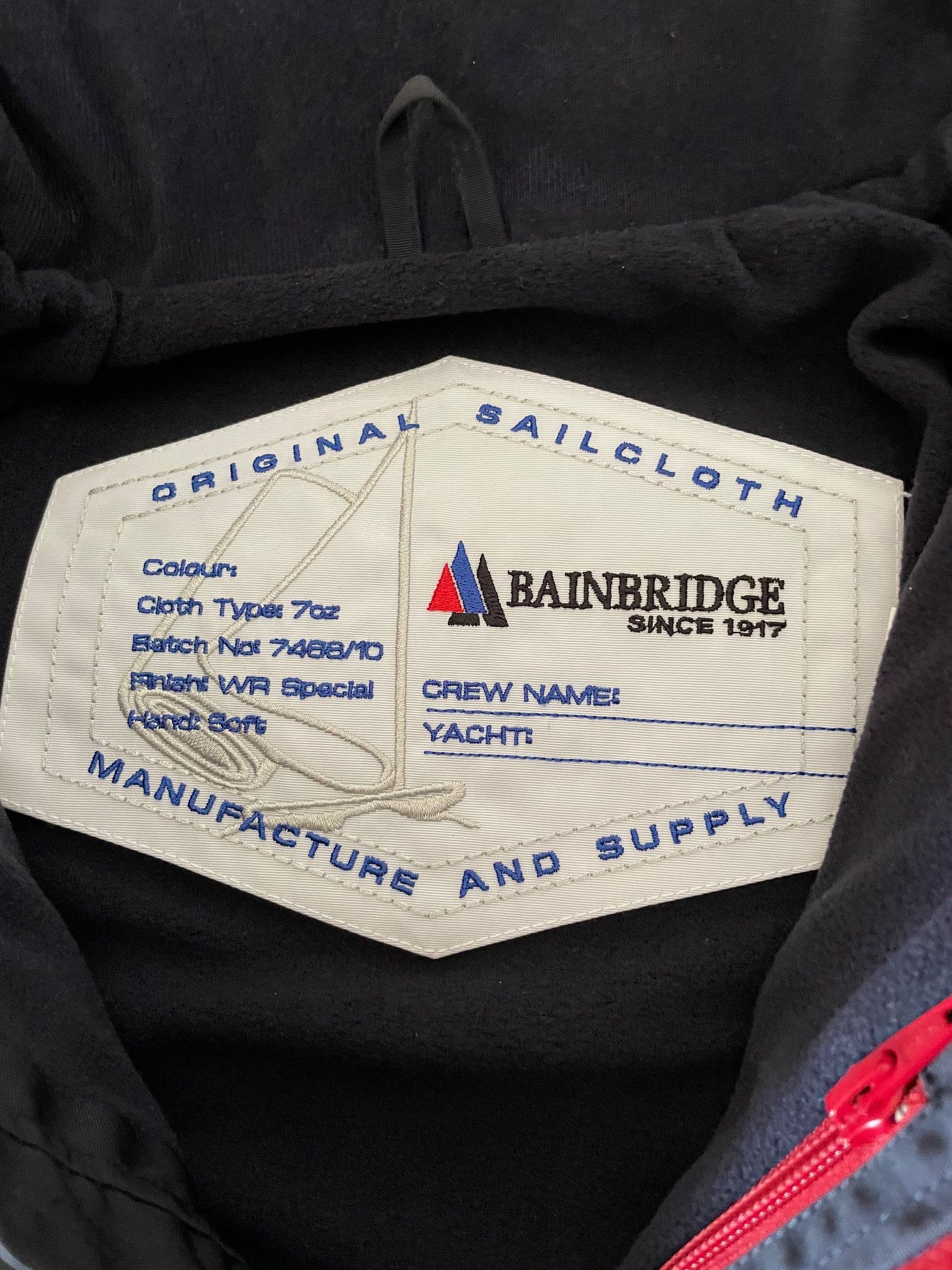 Other Bainbridge Yachting Deck Heavy Sailcloth Nylon Jacket/Size L Size US L / EU 52-54 / 3 - 3 Thumbnail
