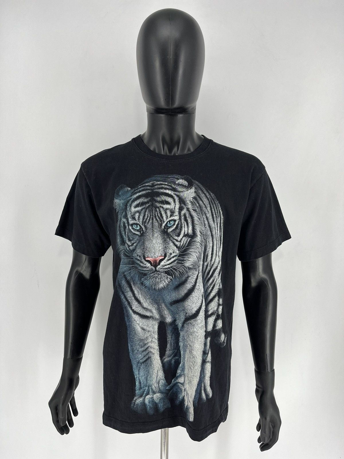 Other Vintage Y2K 90s Northern TigerFace Boxy Graphic Tee Size US L / EU 52-54 / 3 - 2 Thumbnail
