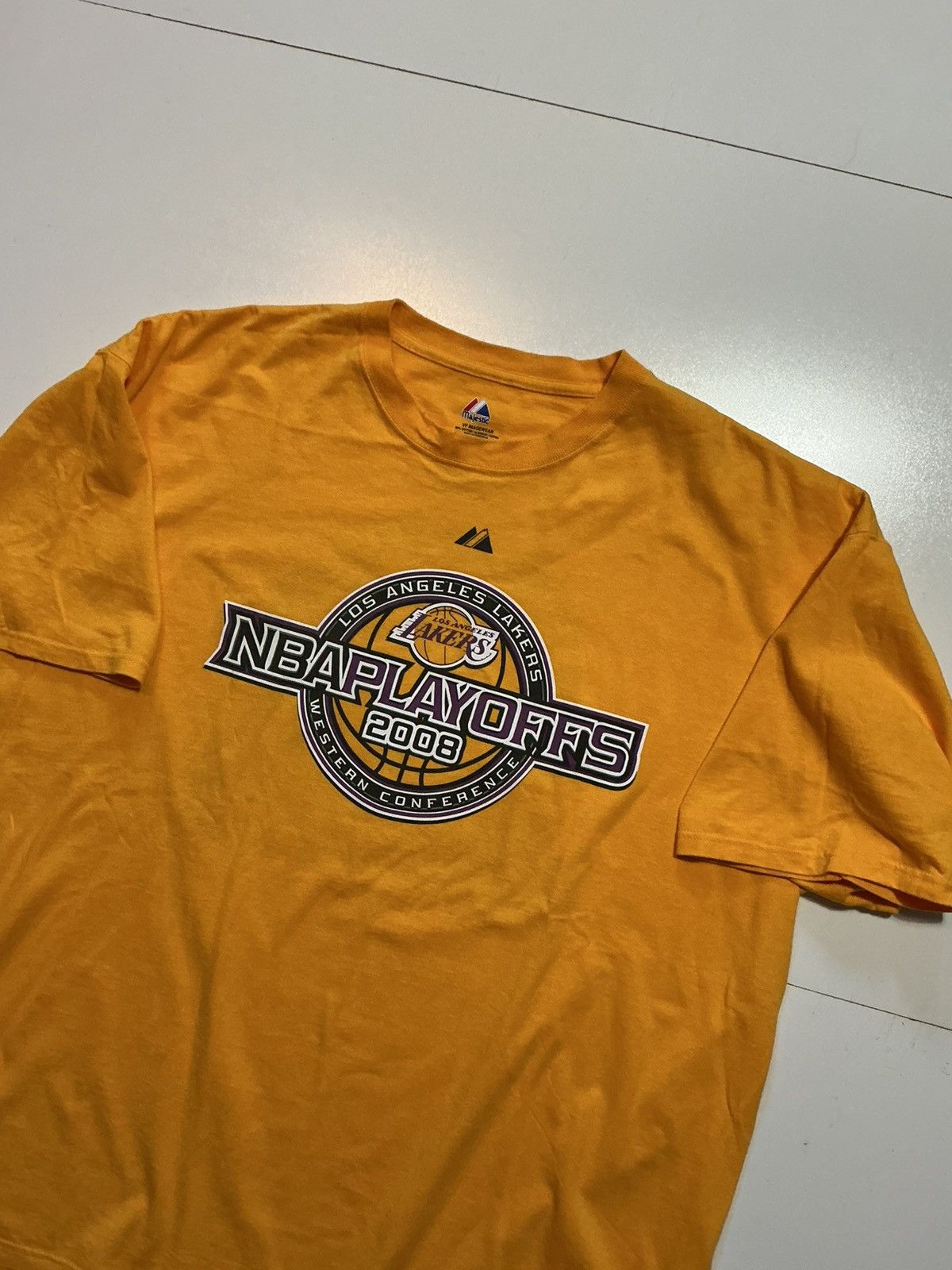 Majestic Los Angeles Lakers NBA Playoffs Kobe Bryant Graphic T-Shirt Size US XXL / EU 58 / 5 - 9 Thumbnail
