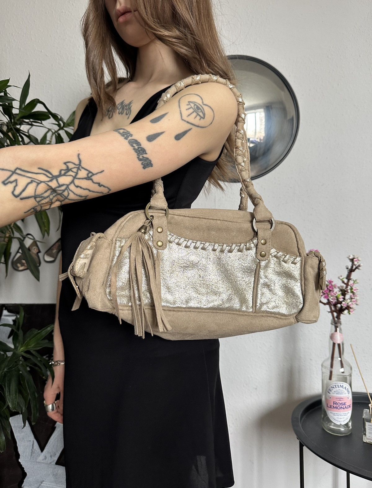 Vintage Cowgirl Retro Vintage y2k 00s Mini Bag Baguette Size ONE SIZE - 5 Thumbnail