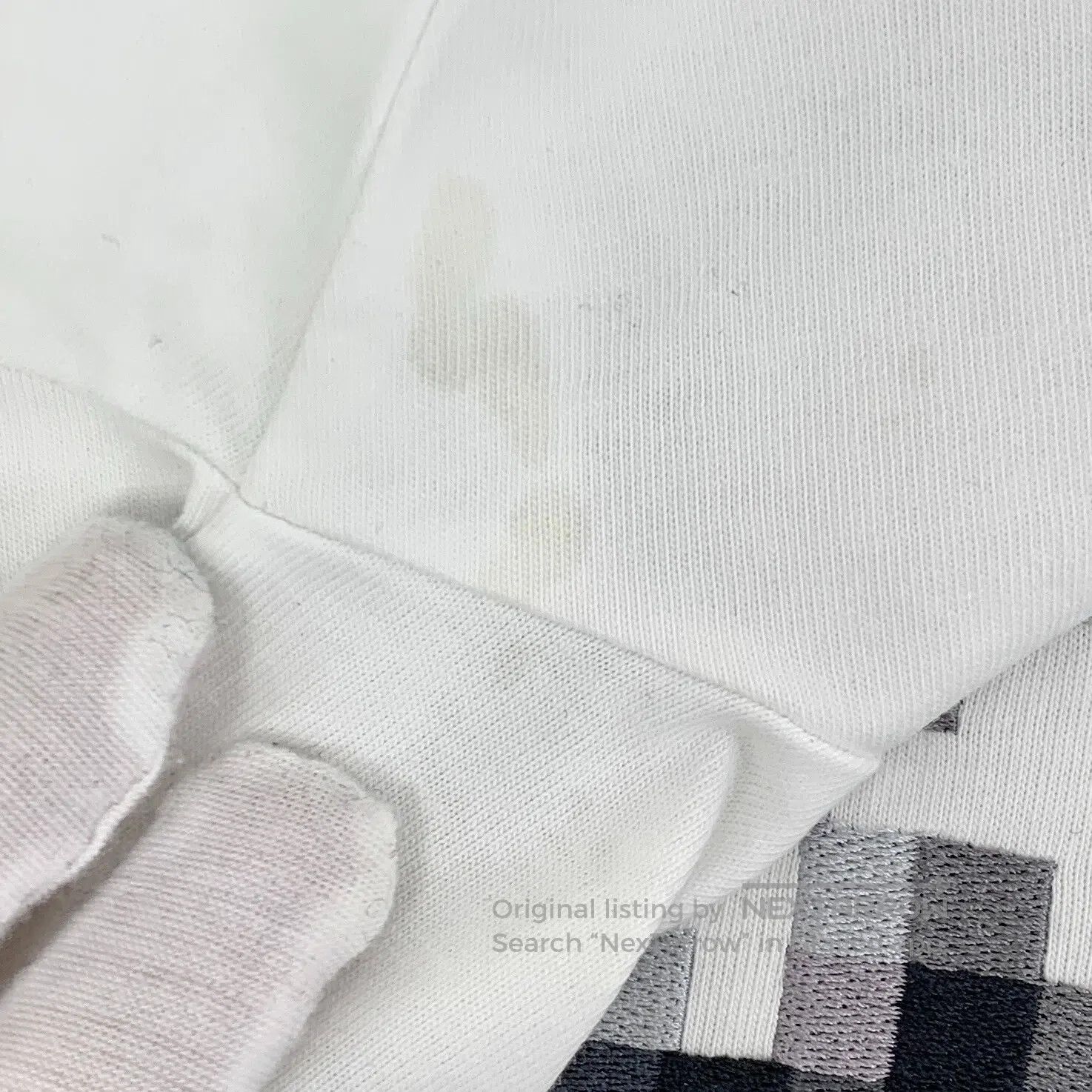 Loewe Loewe White Mosaic Logo Printed Cotton Round Neck Short Sl Size US M / EU 48-50 / 2 - 8 Thumbnail