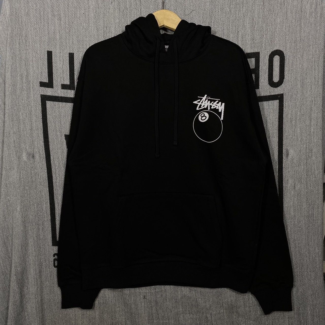 Stussy HYPE Stussy 8 Ball Logo Hoodie Large Black Size US L / EU 52-54 / 3 - 2 Thumbnail
