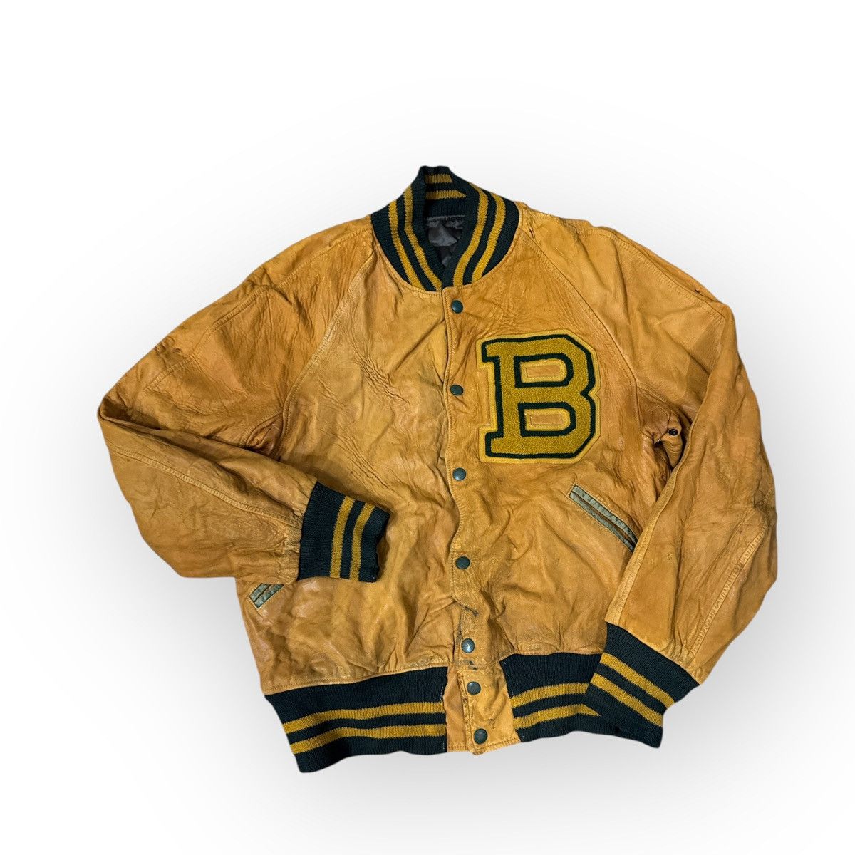 Vintage VINTAGE 50-60’S BUTWIN REVERSIBLE LEATHER JACKET Size US L / EU 52-54 / 3 - 1 Thumbnail