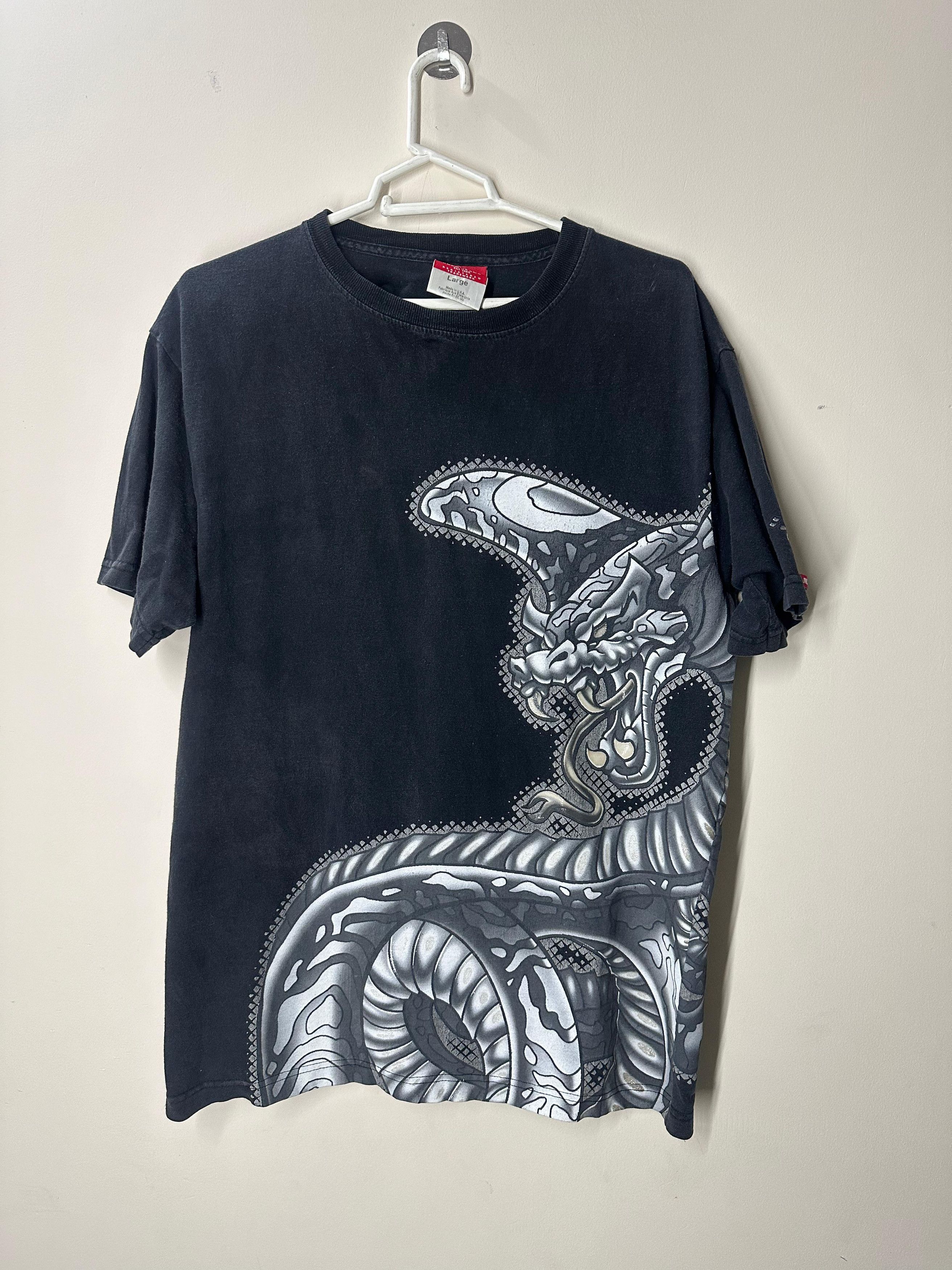 JNCO Rare Vintage Jnco dragon T shirt Size US L / EU 52-54 / 3 - 1 Thumbnail