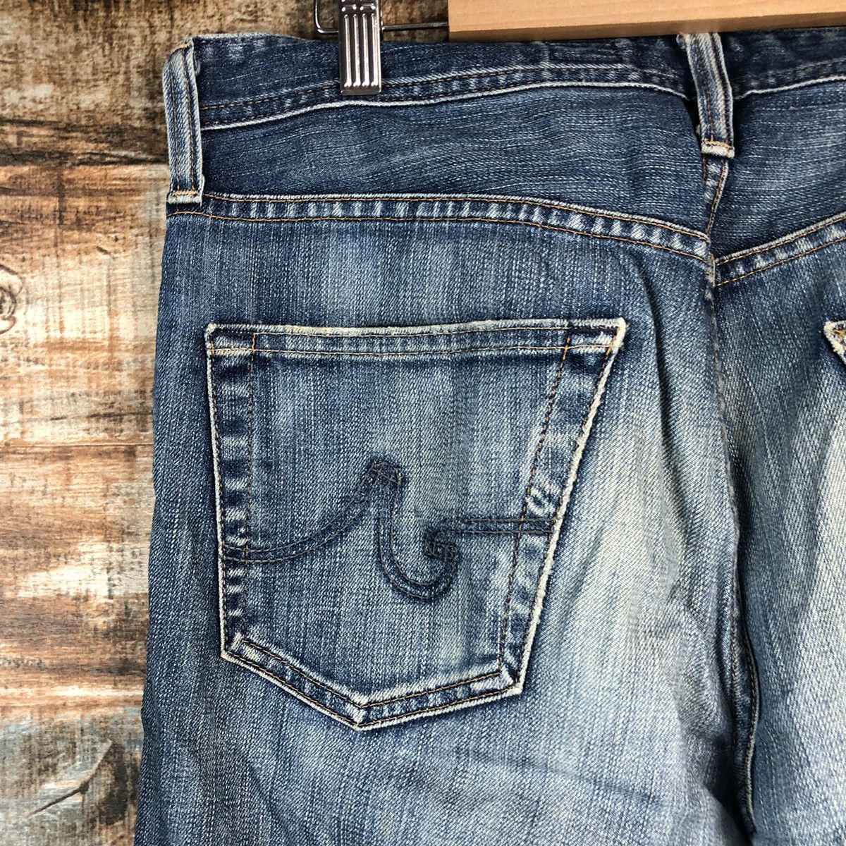 AG Adriano Goldschmied × Vintage DLL AG Adriano Goldschmied Blue Denim Pants #C253 Size US 32 / EU 48 - 14 Thumbnail