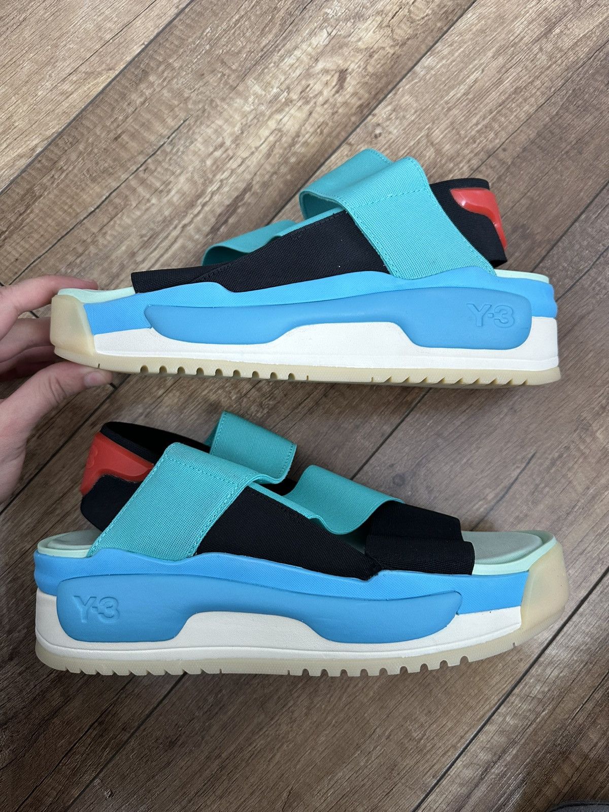 Y-3 Y-3 Adidas Yohji Yamamoto Hokori Sandals Shoes Size US 9 / EU 42 - 5 Thumbnail
