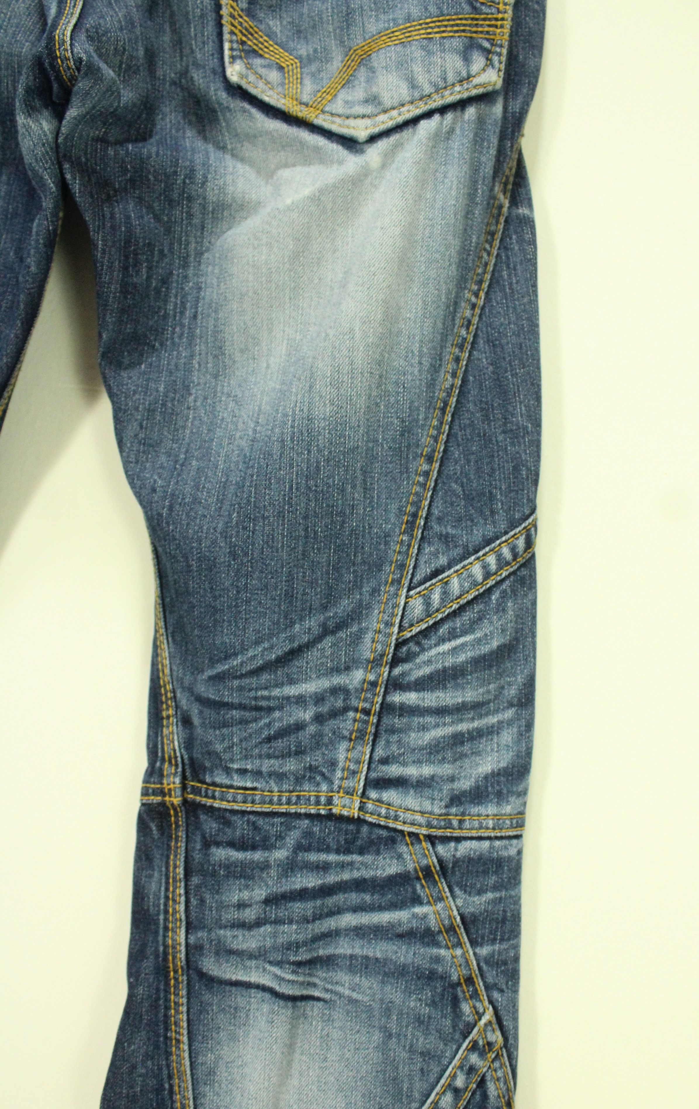 Matsuda Flared NICOLE HIDEAWAYS Denim Distressed kAPITAL LGB Style Size US 32 / EU 48 - 10 Thumbnail