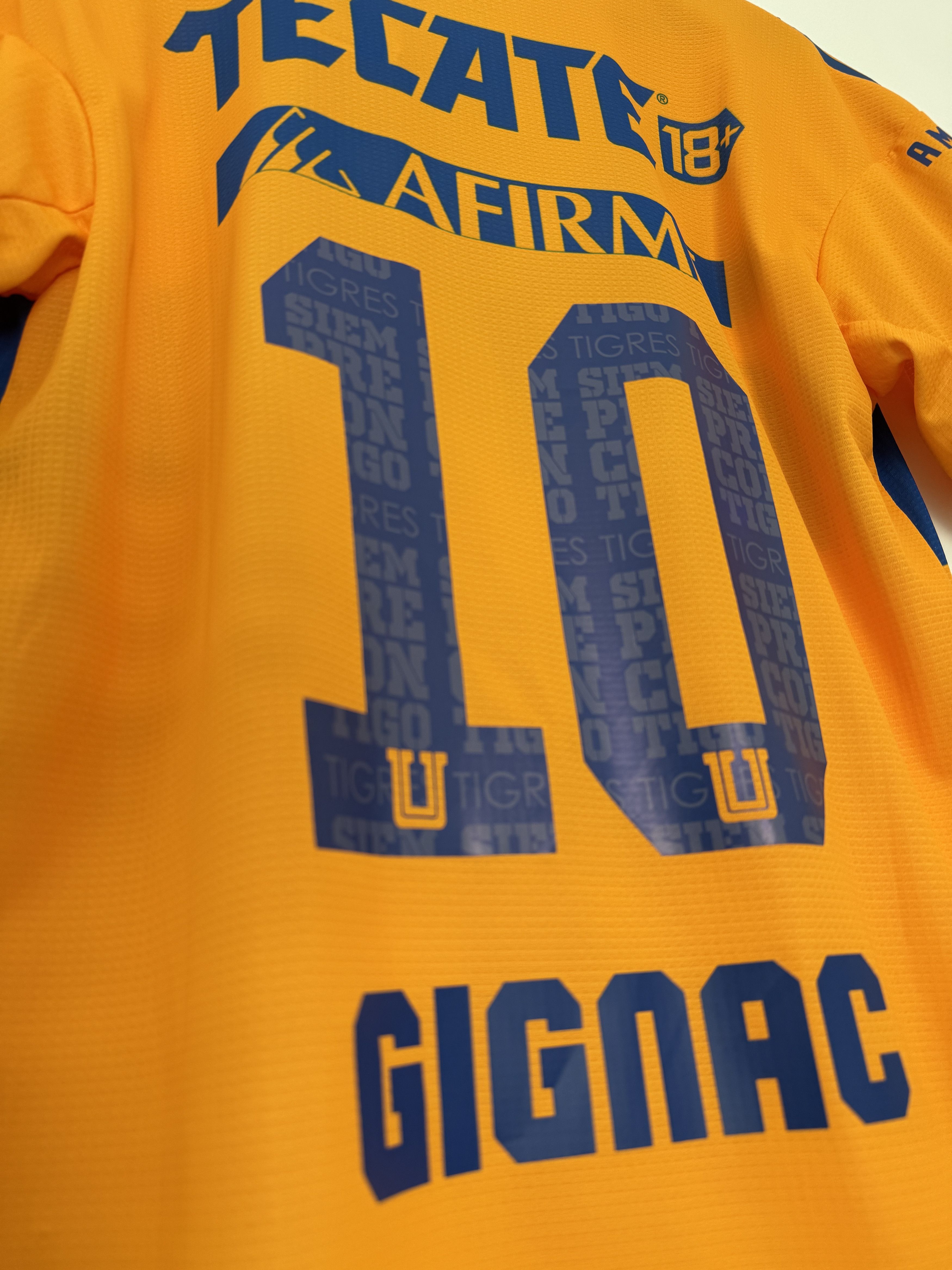 Adidas Tigres UANL 2022 2023 Player Issue Gignac Adidas Authentic Size US S / EU 44-46 / 1 - 3 Thumbnail