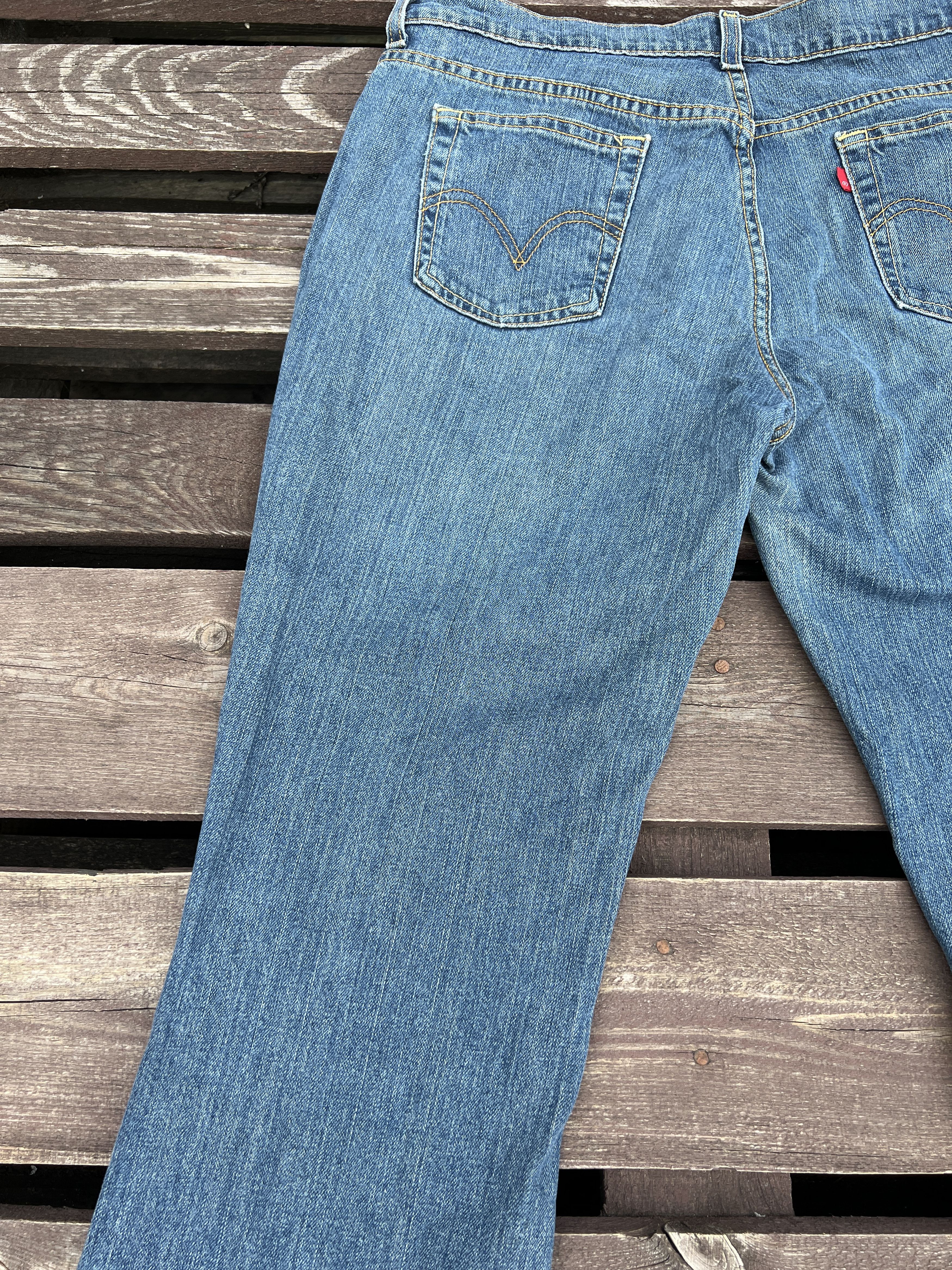 Levi's Levis 515 Vintage Flared Bootcut Denim Jeans Size 34" / US 12 / IT 48 - 11 Thumbnail