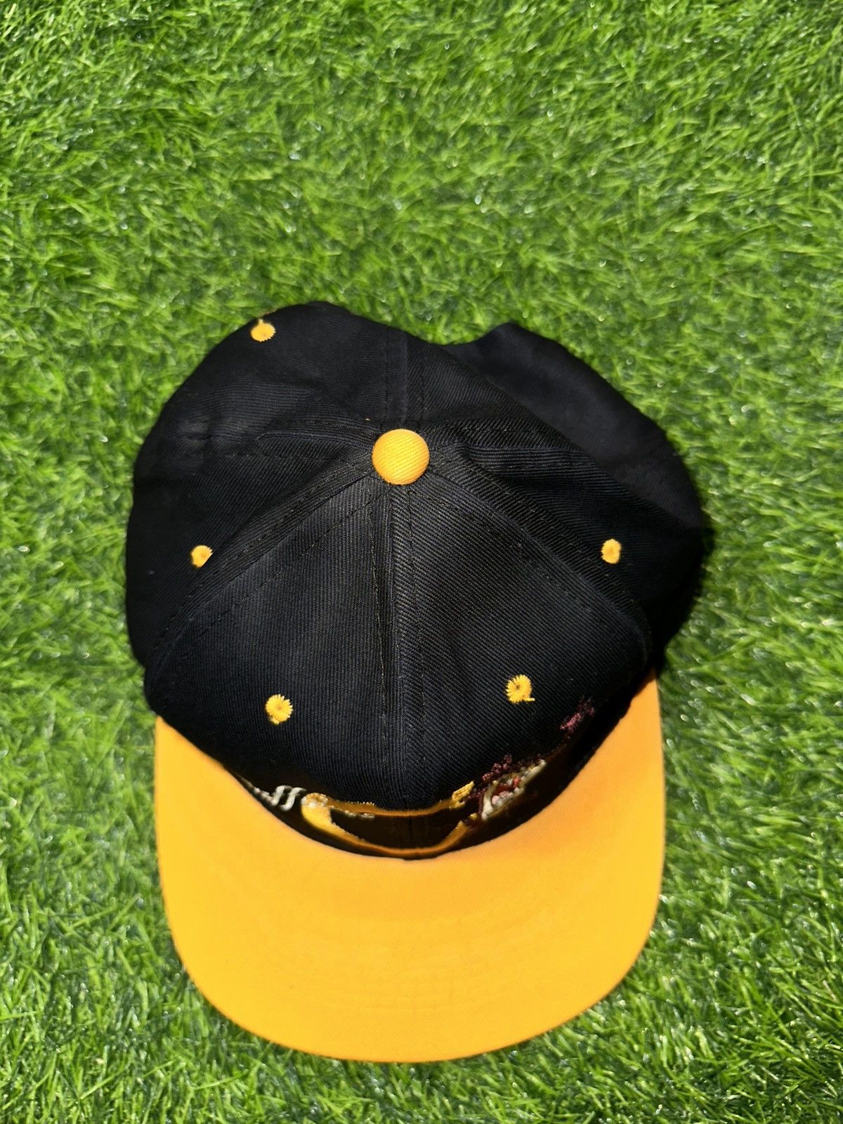 Vintage × Warner Bros Vintage Looney Tunes Hat Taz Tasmanian Devil Buffaloes Hat Size ONE SIZE - 3 Thumbnail
