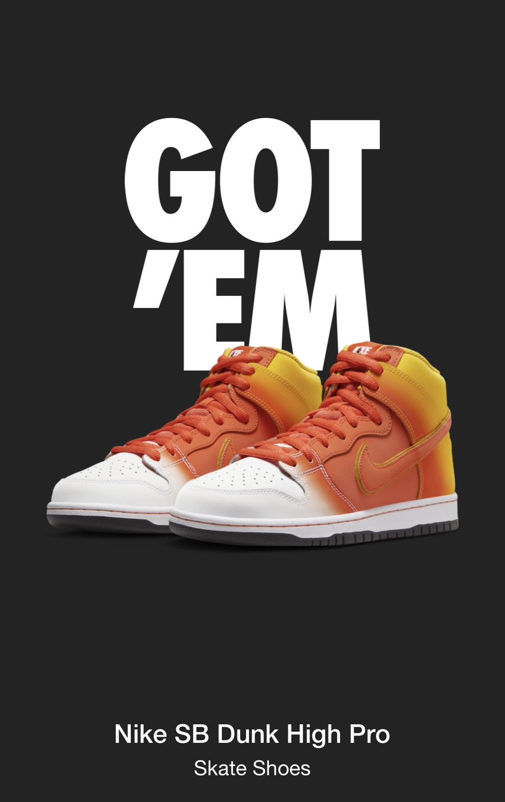 Nike Nike SB Dunk Candy Corn Size US 10 / EU 43 - 12 Thumbnail