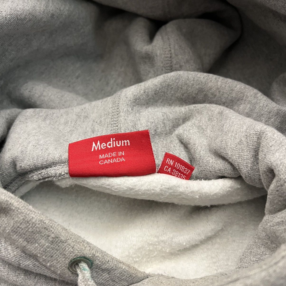 Supreme Supreme Box Logo Hoodie Grey/Orange FW17 Size US M / EU 48-50 / 2 - 7 Thumbnail