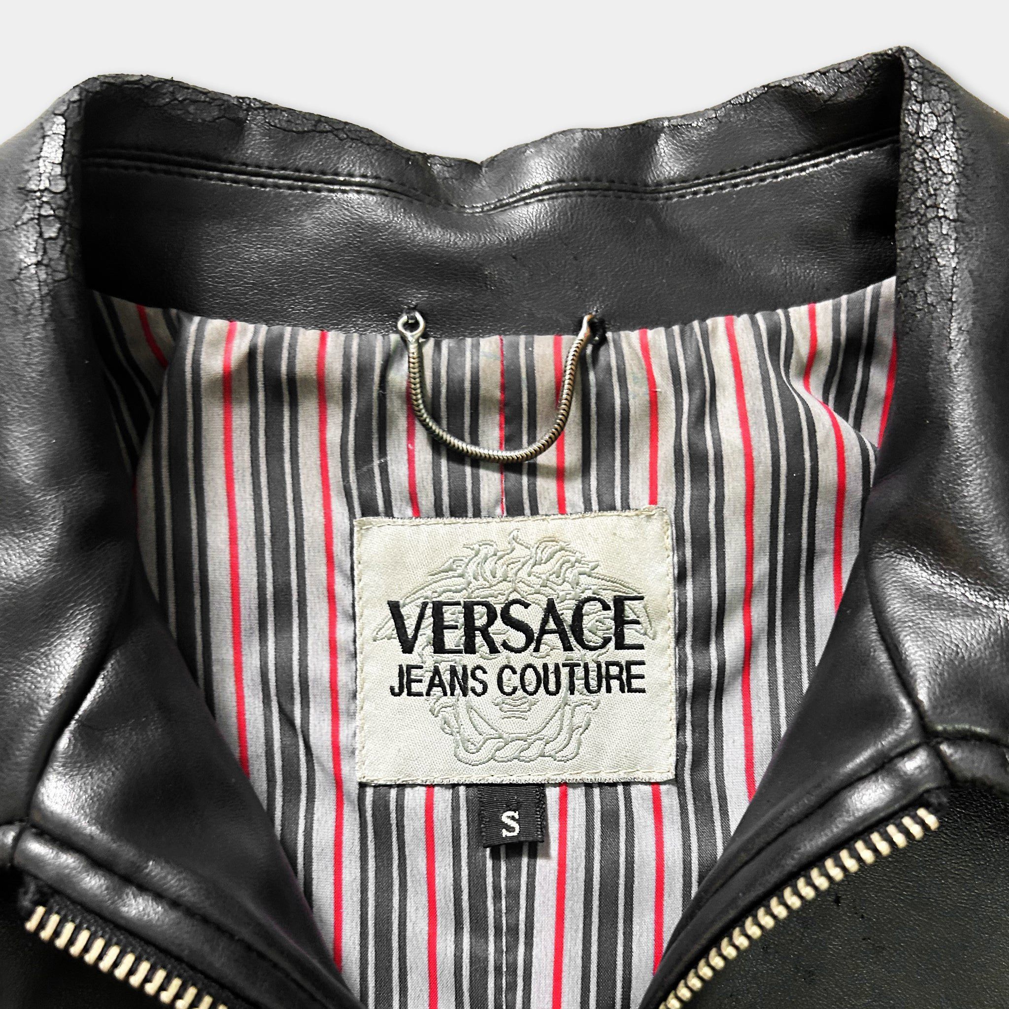 Versace Versace Jeans Couture Studded Faux Leather Jacket Size US S / EU 44-46 / 1 - 4 Thumbnail
