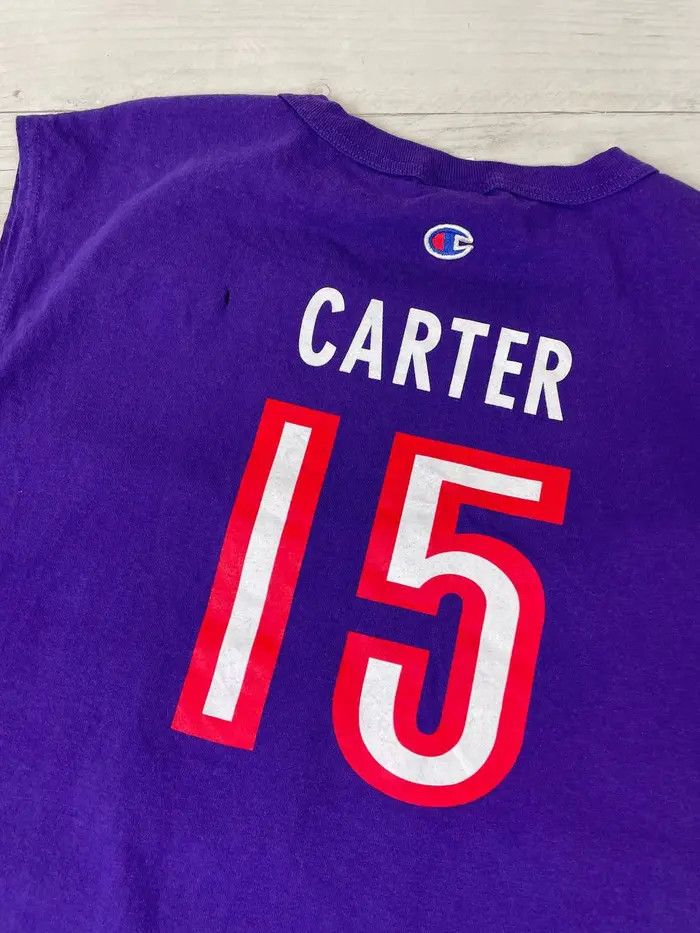 Champion Vintage Champion Toronto Raptors Carter #15 NBA Jersey Size US XL / EU 56 / 4 - 11 Thumbnail
