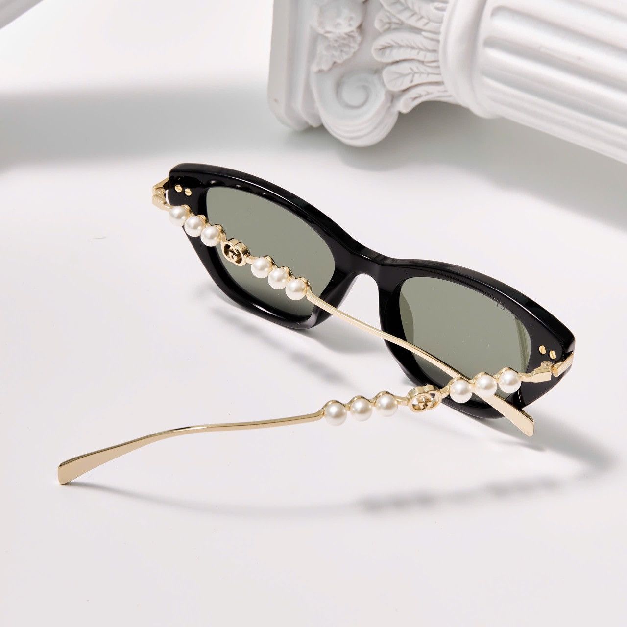 Gucci GUCCI GG1968S 001 SUNGLASSES Size ONE SIZE - 7 Thumbnail