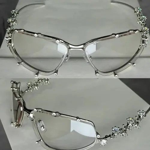 Electric Visual Chiyuri x Ruuko Oversized Cat Eye Glasses Size ONE SIZE - 3 Thumbnail