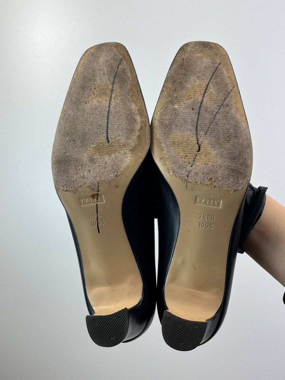 Bally Bally Women Loafers Black Leather Square Size 37.5 Size US 7.5 / IT 37.5 - 8 Thumbnail