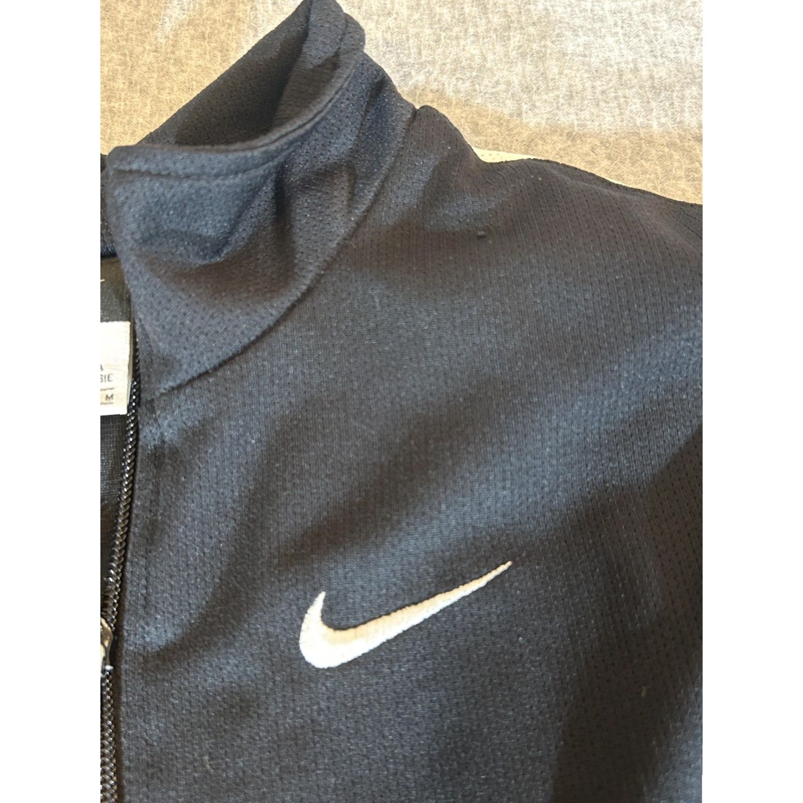 Nike Nike Jacket Mens Medium Black Track Zip Lined Athletic Training Running Gym Size US M / EU 48-50 / 2 - 3 Thumbnail